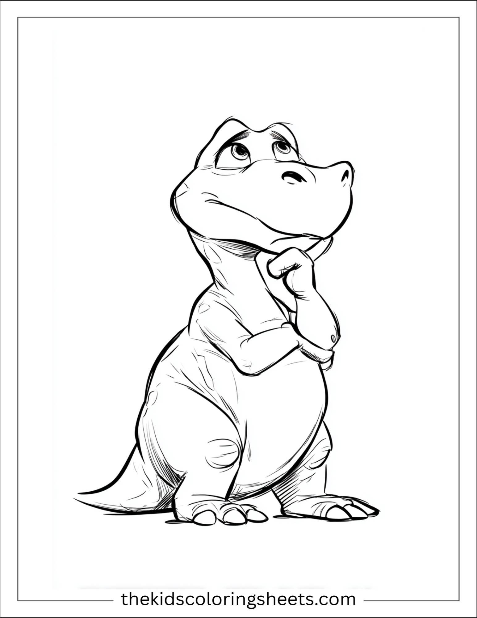 Gertie the Dinosaur thoughtful