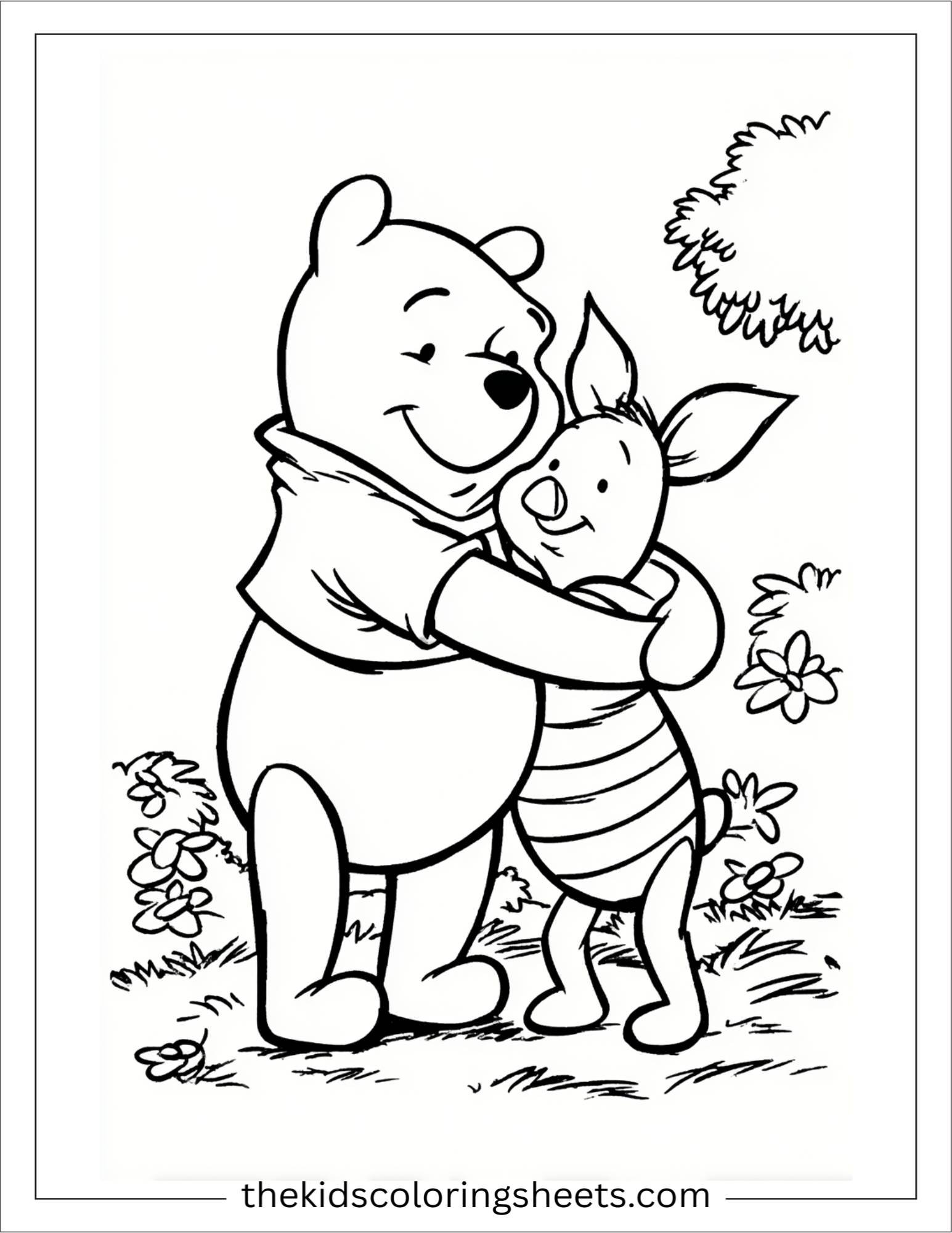 The Bear giving a big hug