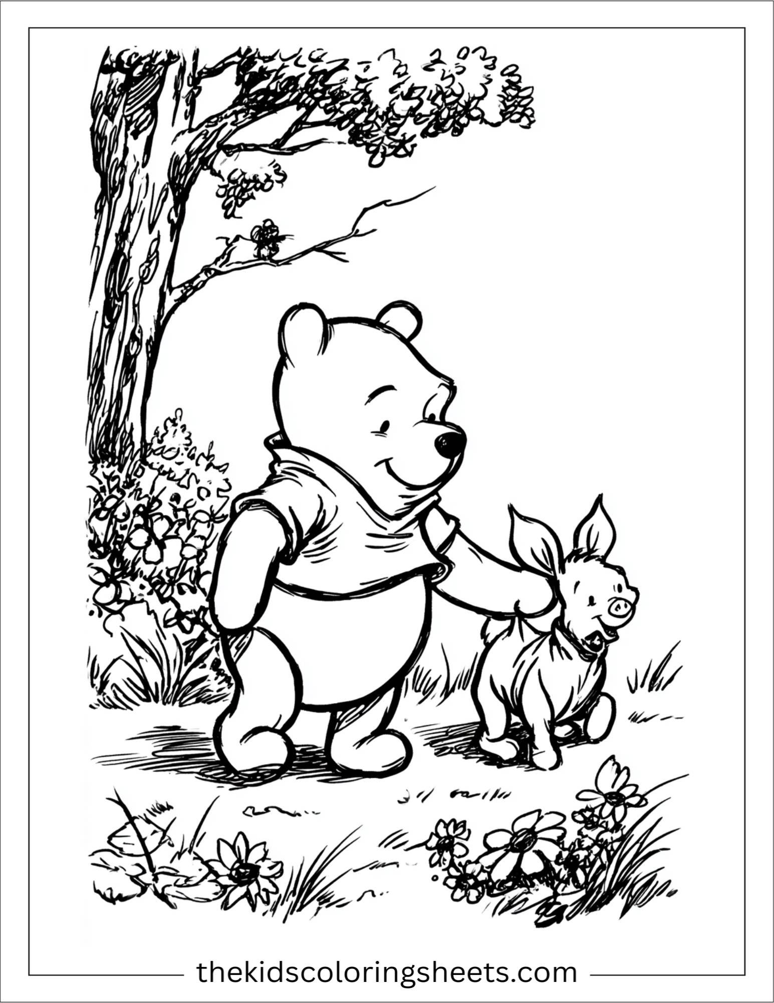 The Bear tickling Eeyore