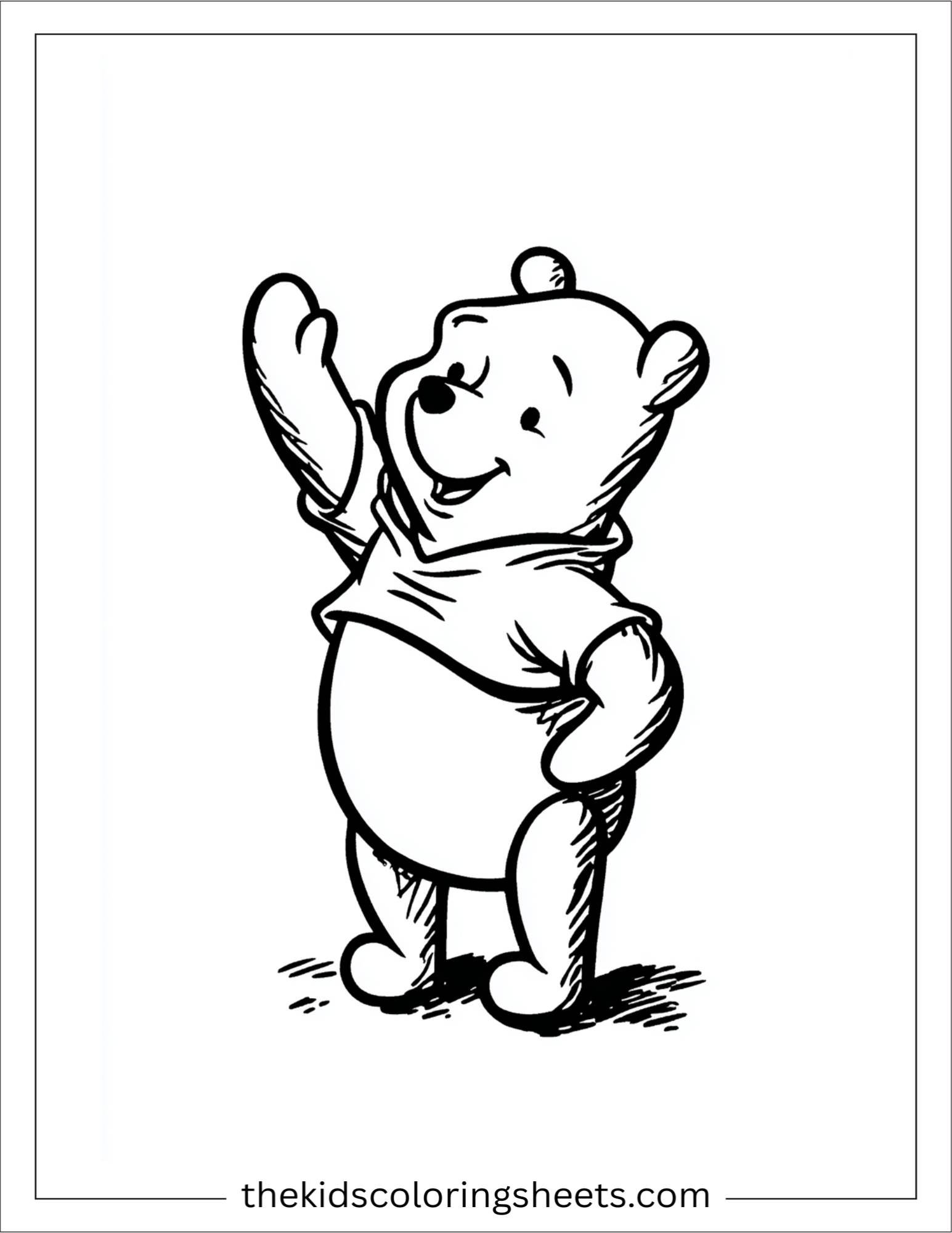 The Bear waving gently