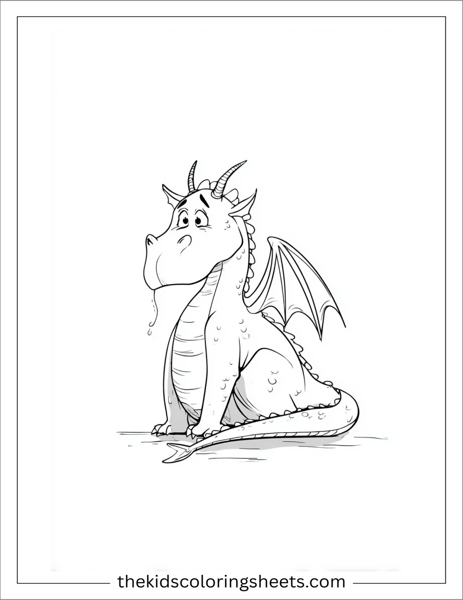 The Dragon sad