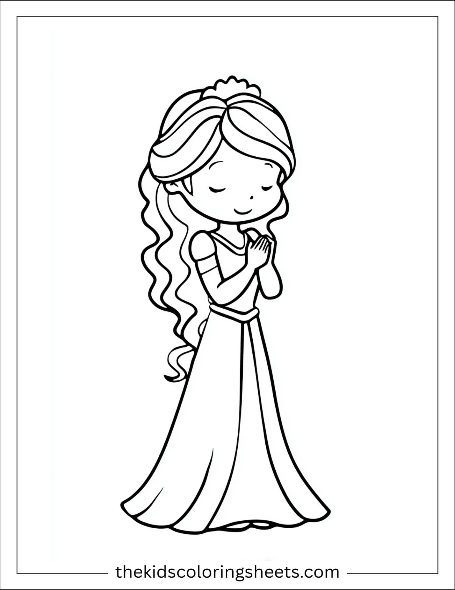 The Princess clapping