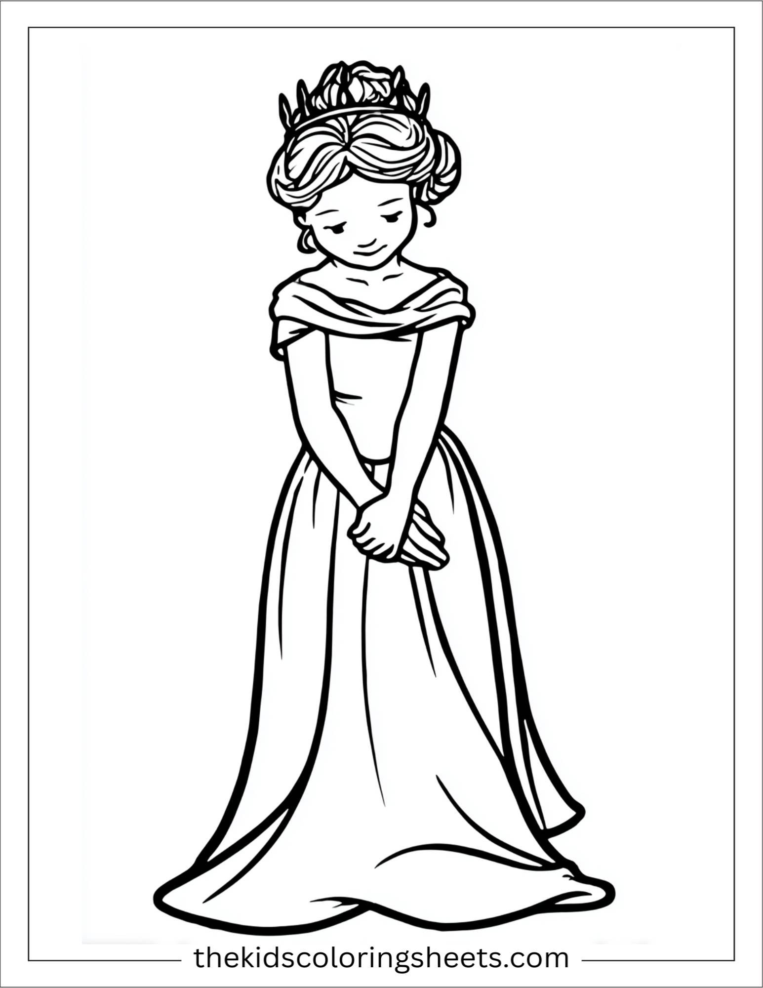 The Princess embarrassed