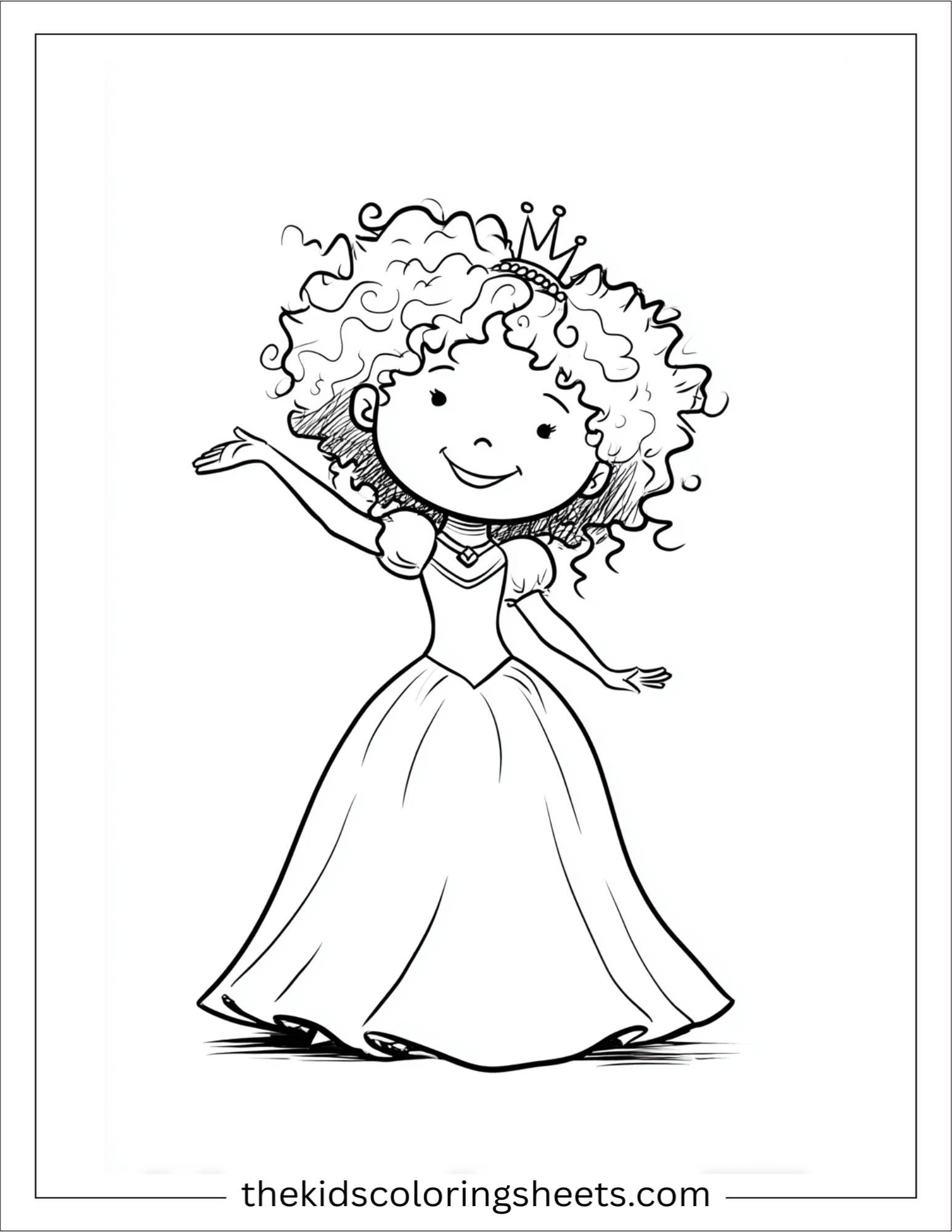 The Princess excited