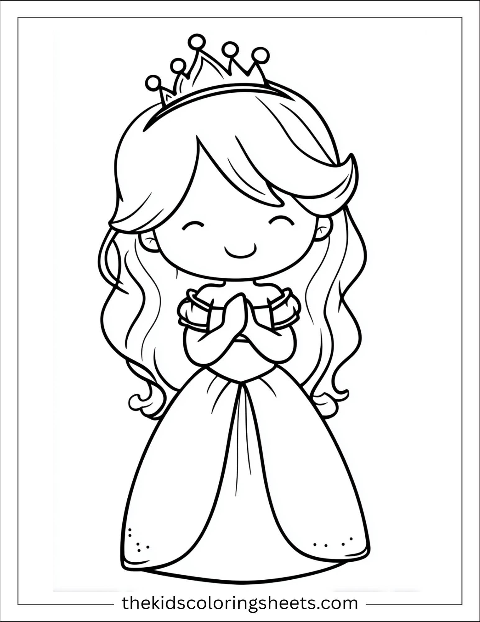 The Princess giggling