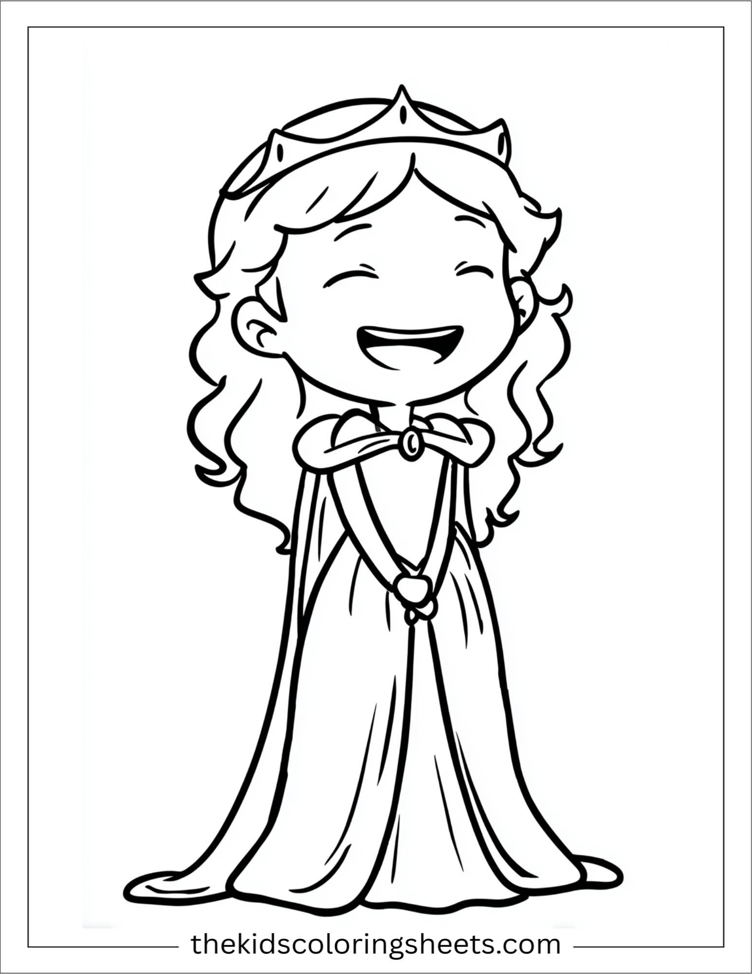 The Princess laughing