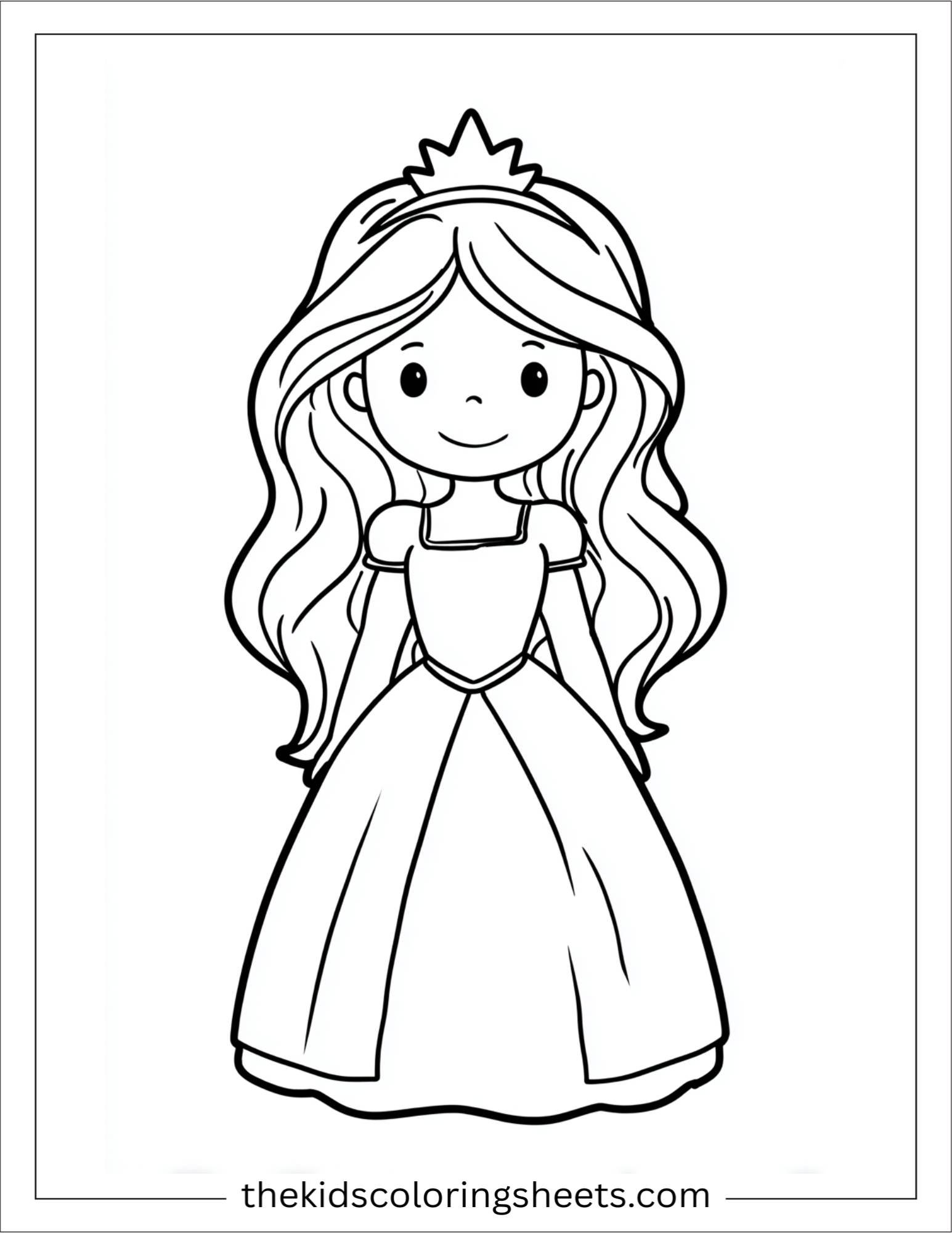 The Princess smiling