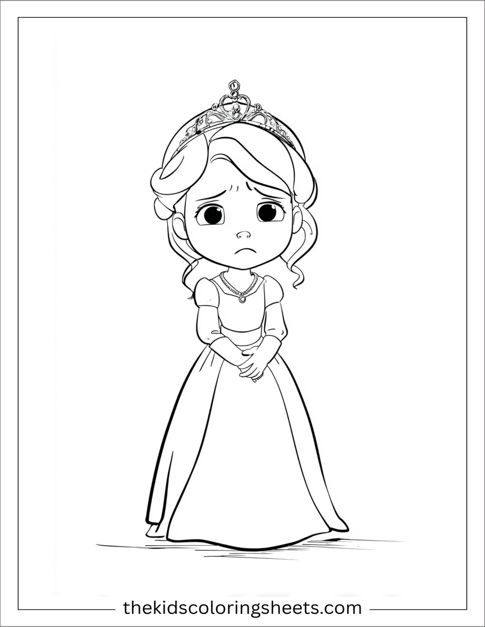 The Princess worried