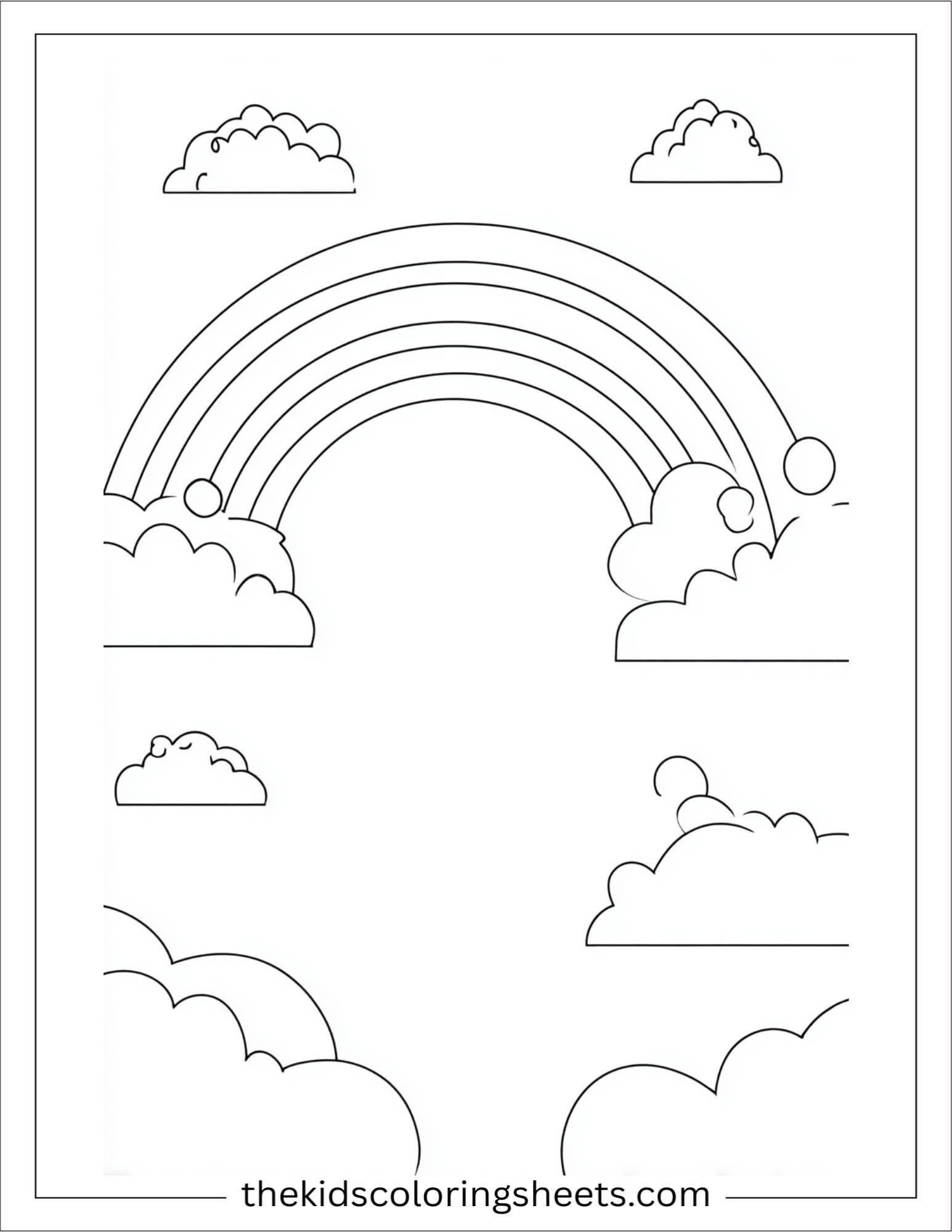 The Rainbow being calm