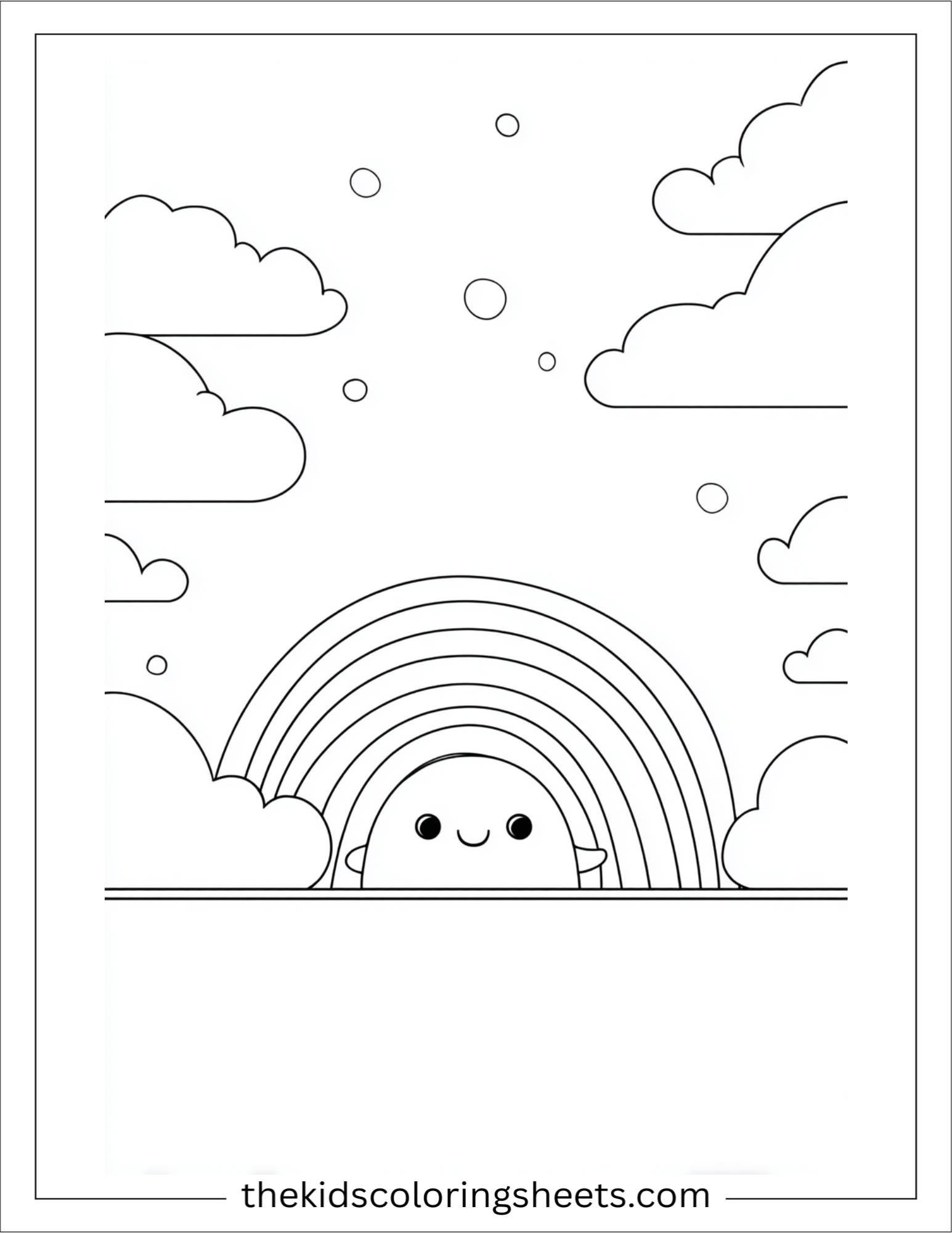 The Rainbow being surprised