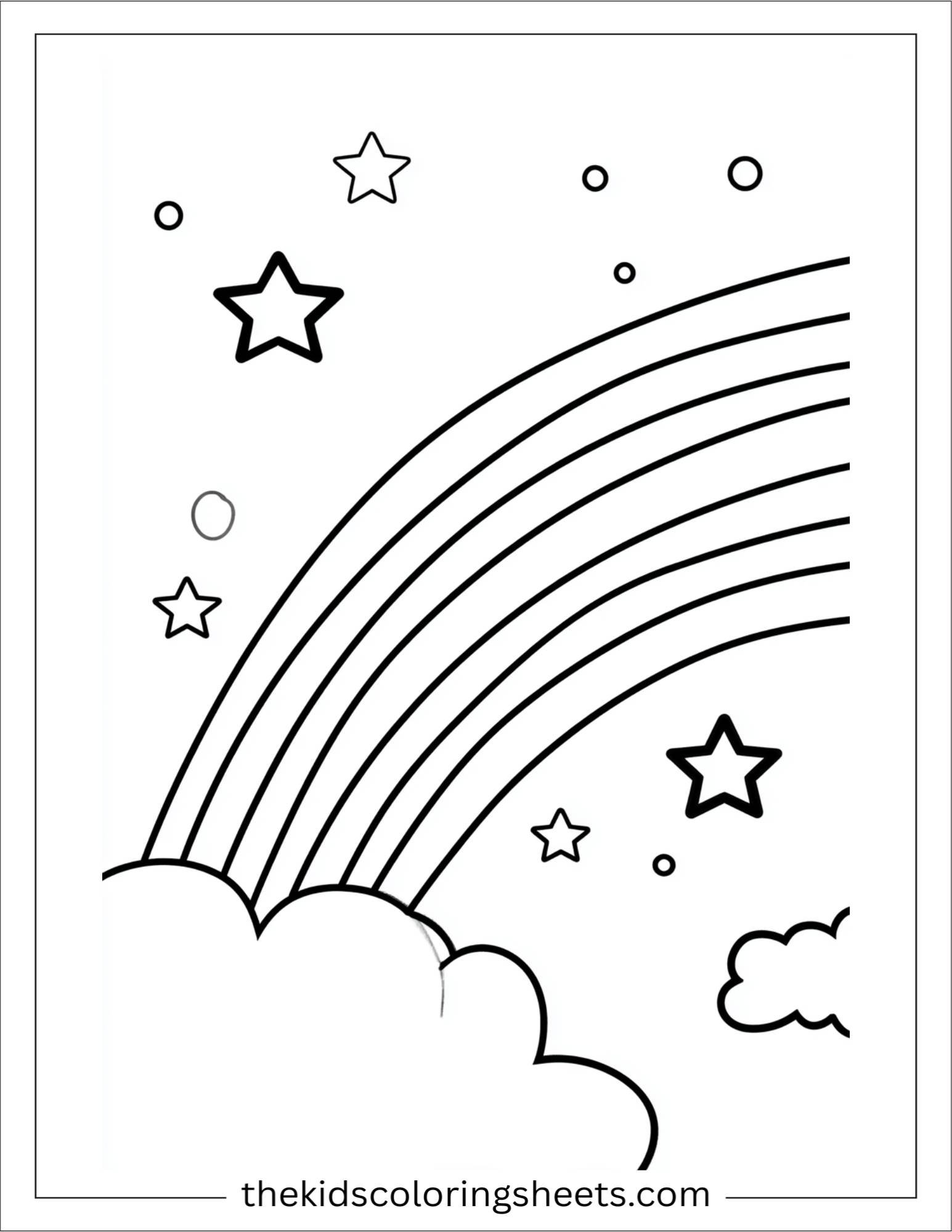 The Rainbow counting stars