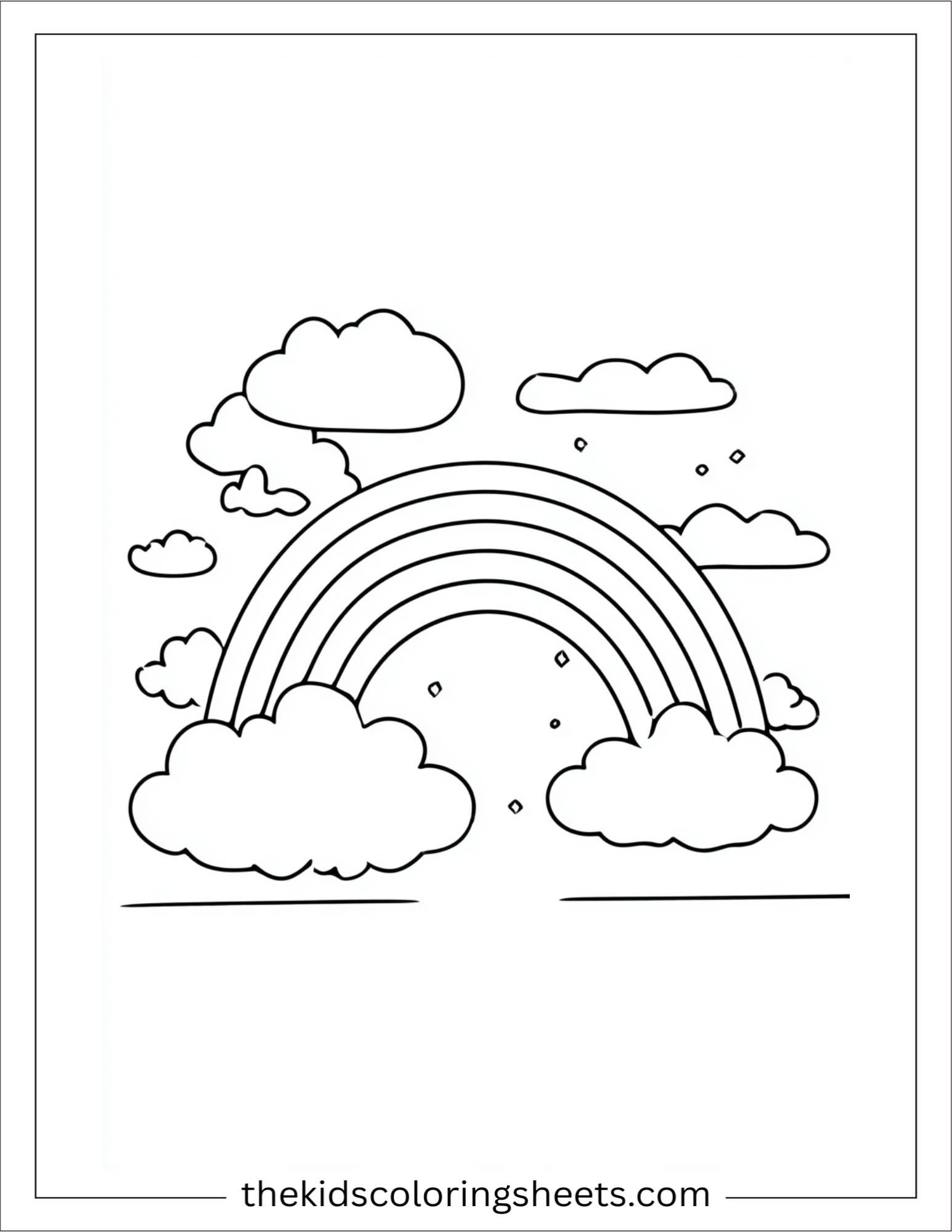 The Rainbow drawing itself