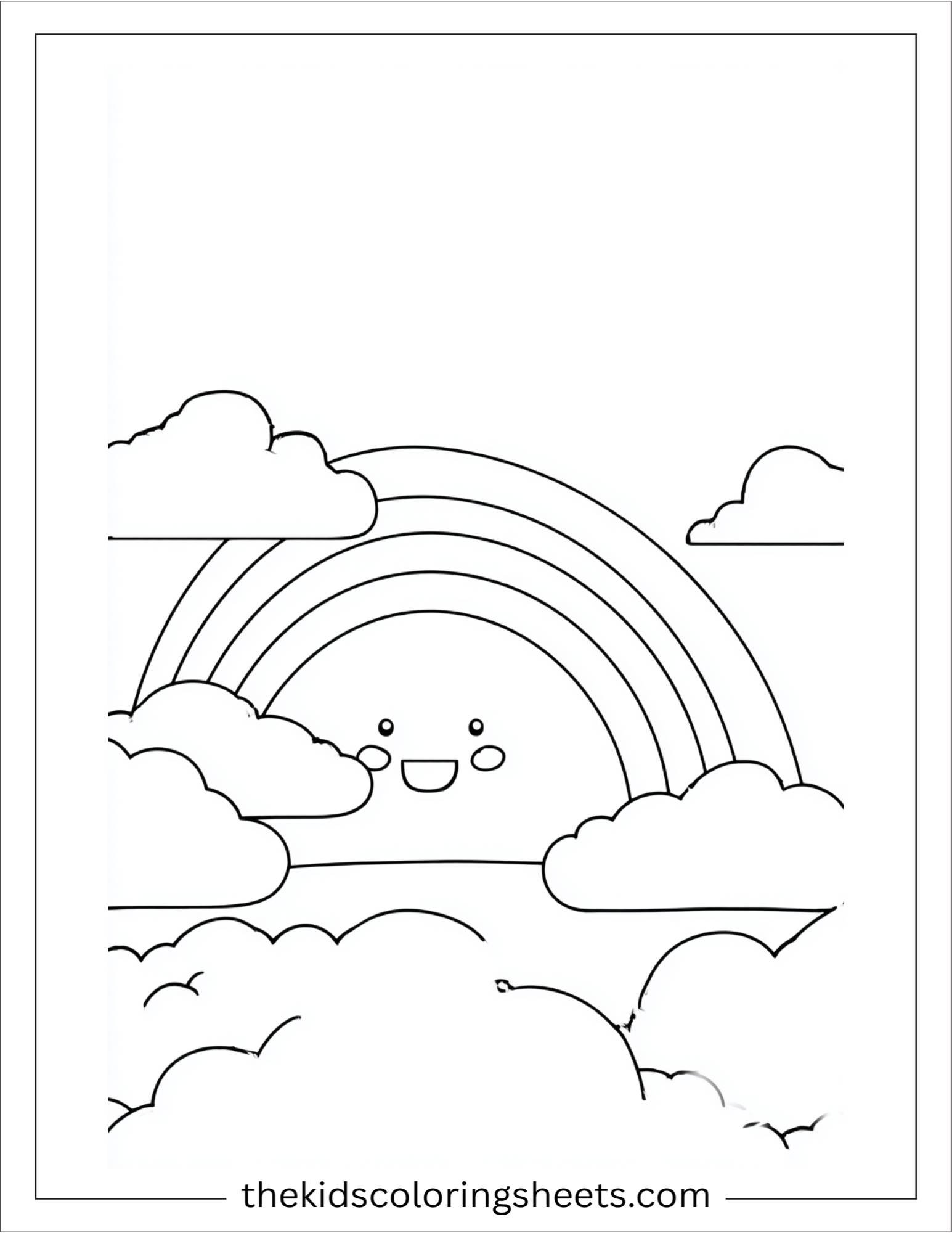 The Rainbow feeling happy