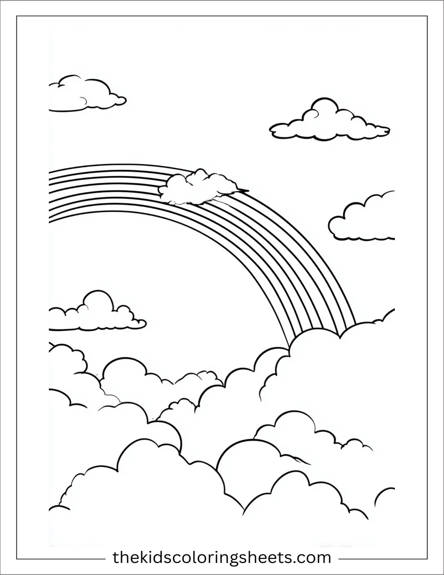 The Rainbow writing RAINBOW