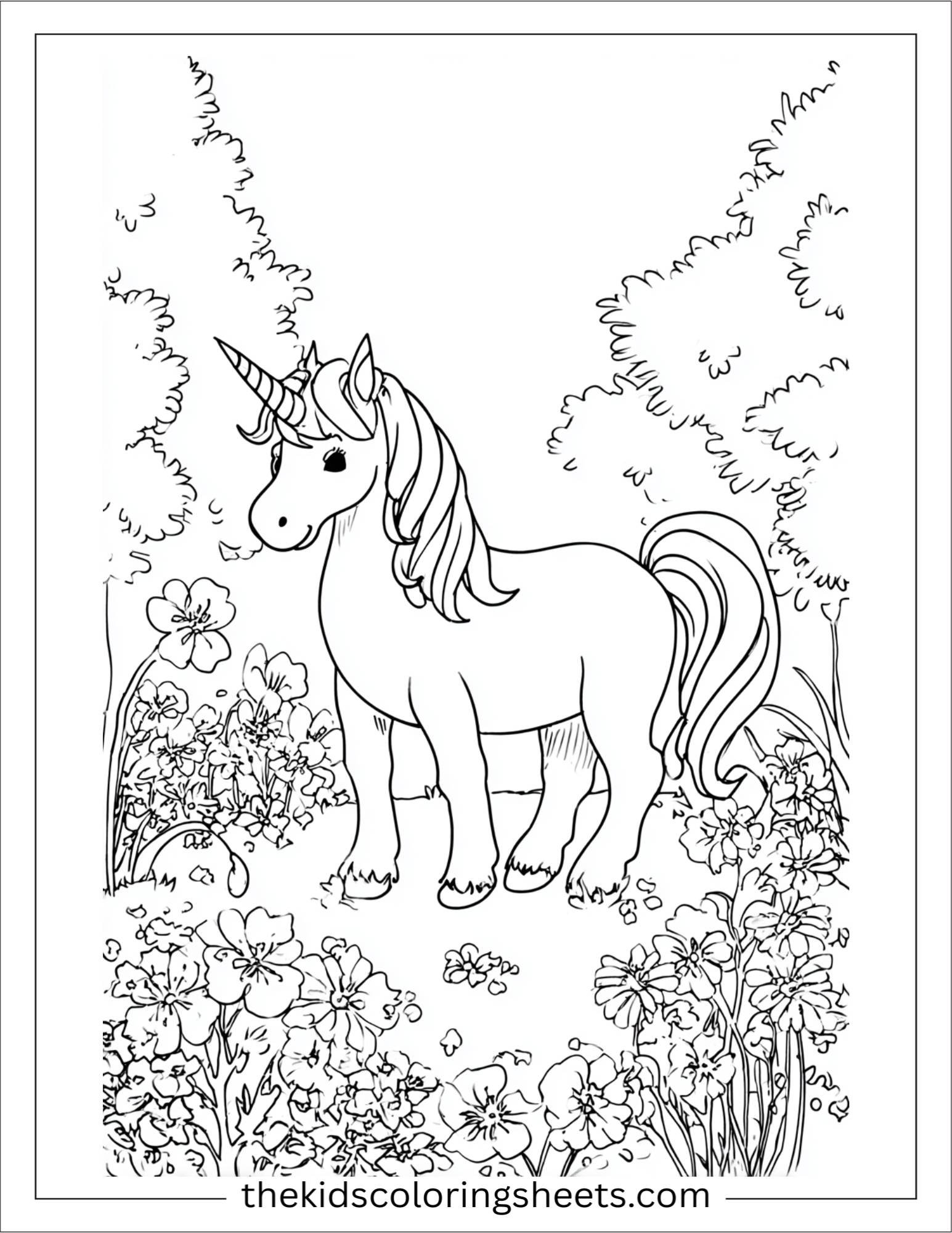 The Unicorn cheerful