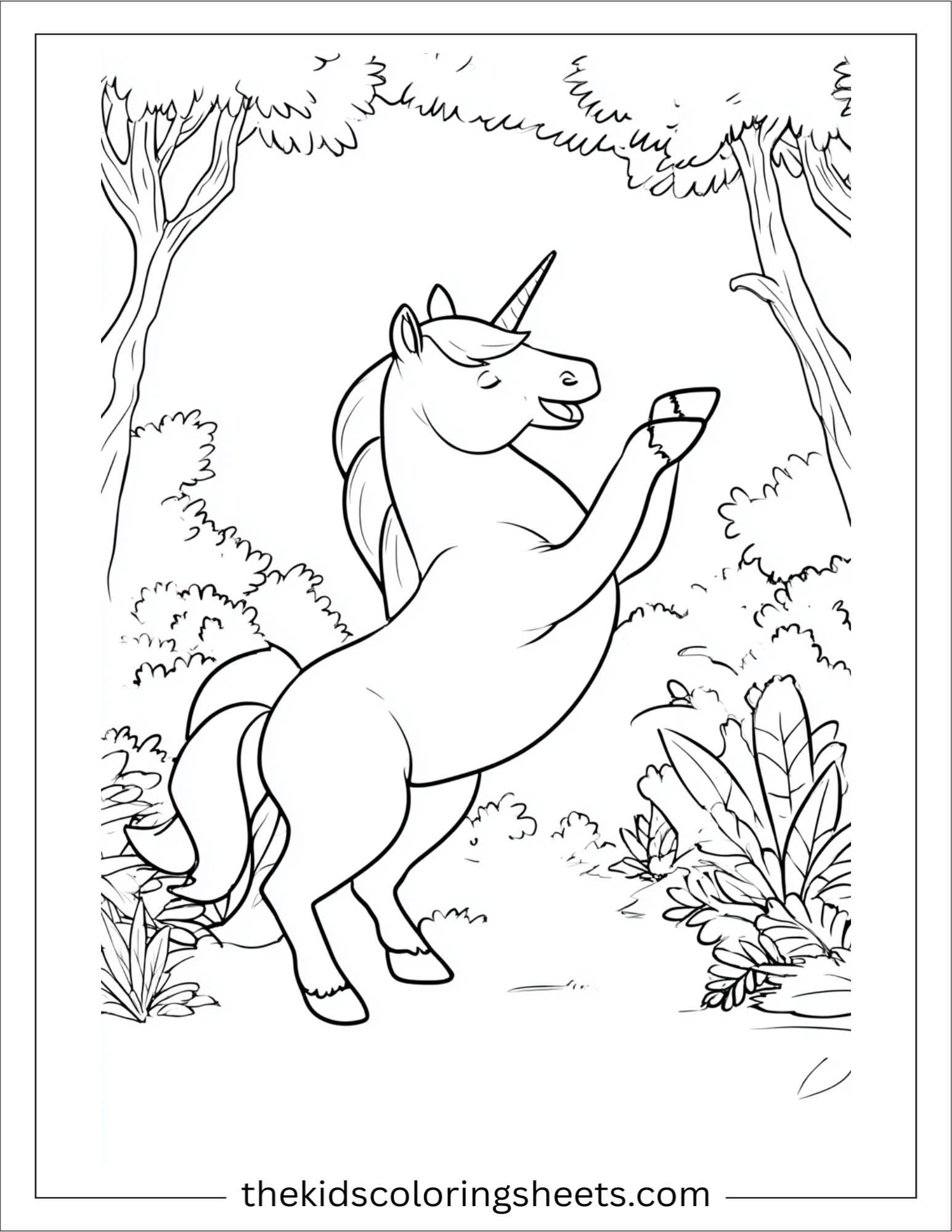 The Unicorn clapping