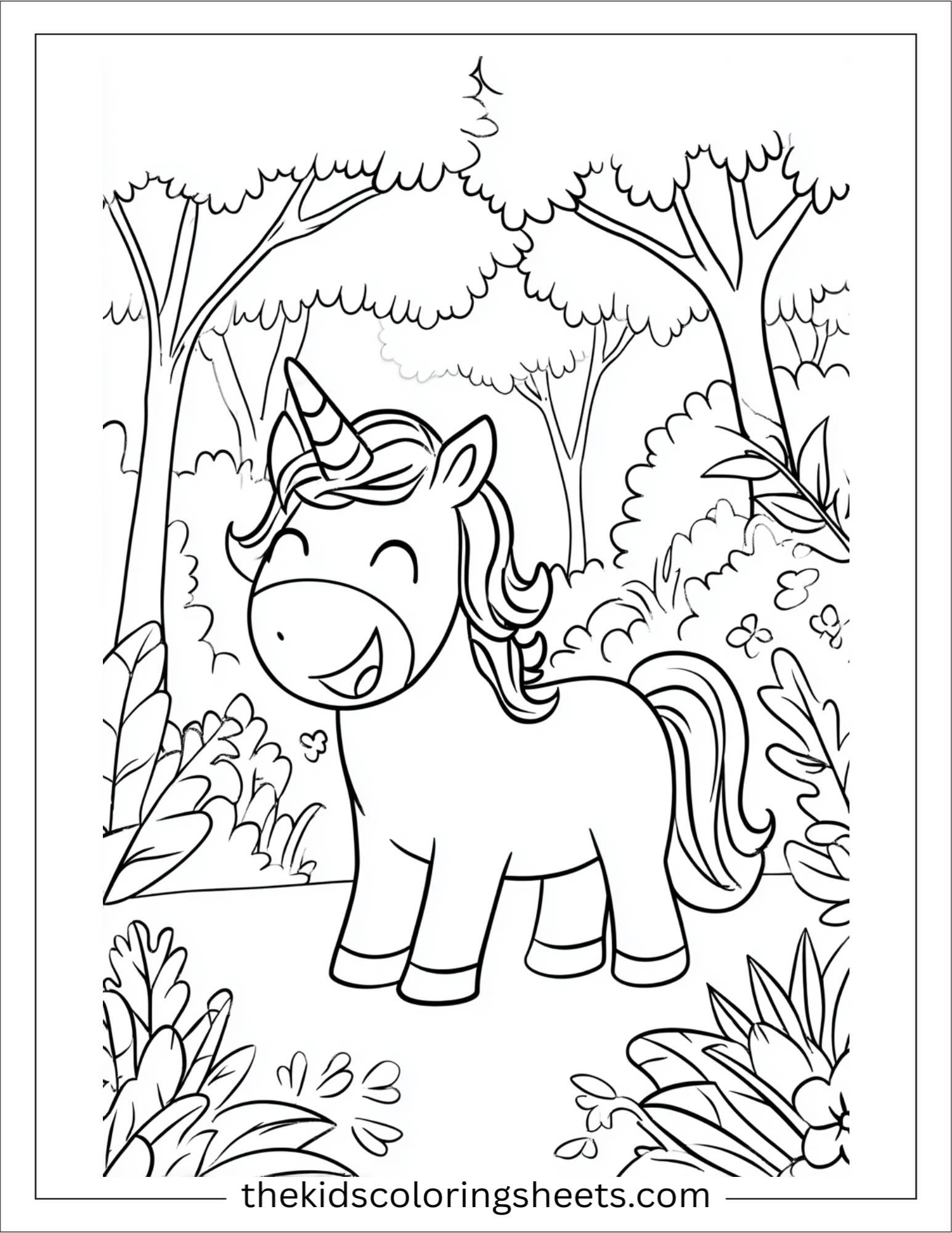 The Unicorn giggling