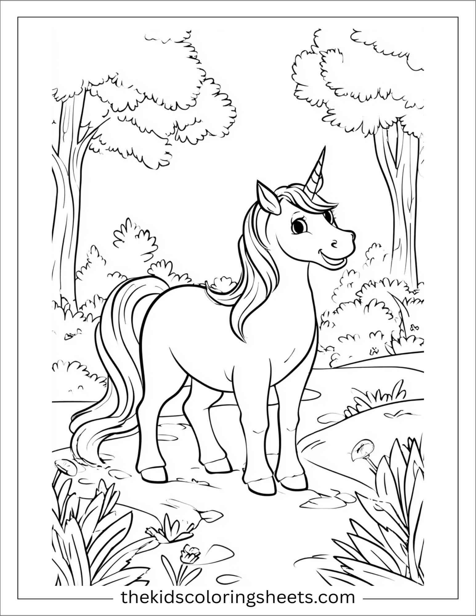 The Unicorn laughing