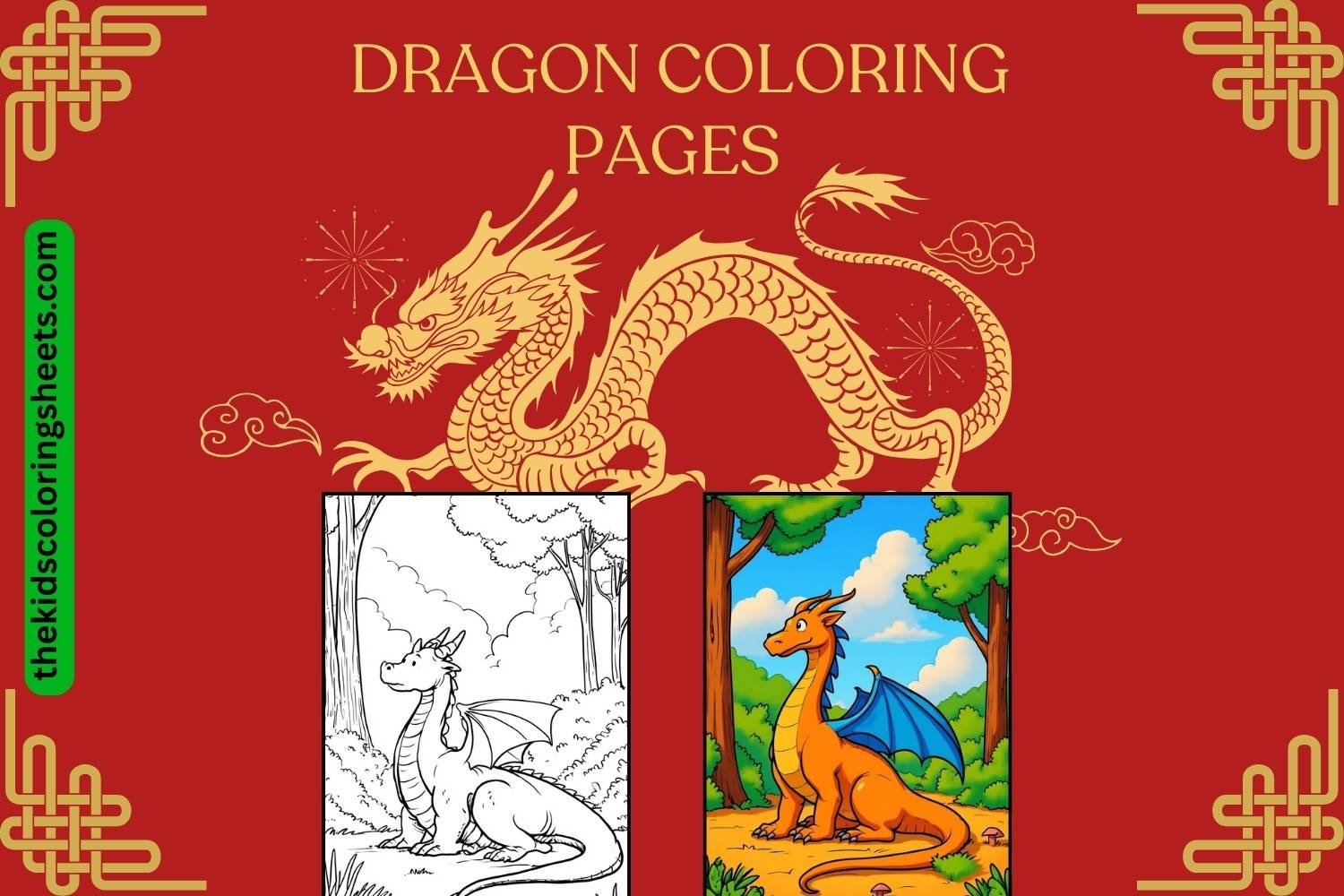 dragon coloring pages