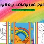 rainbow coloring pages