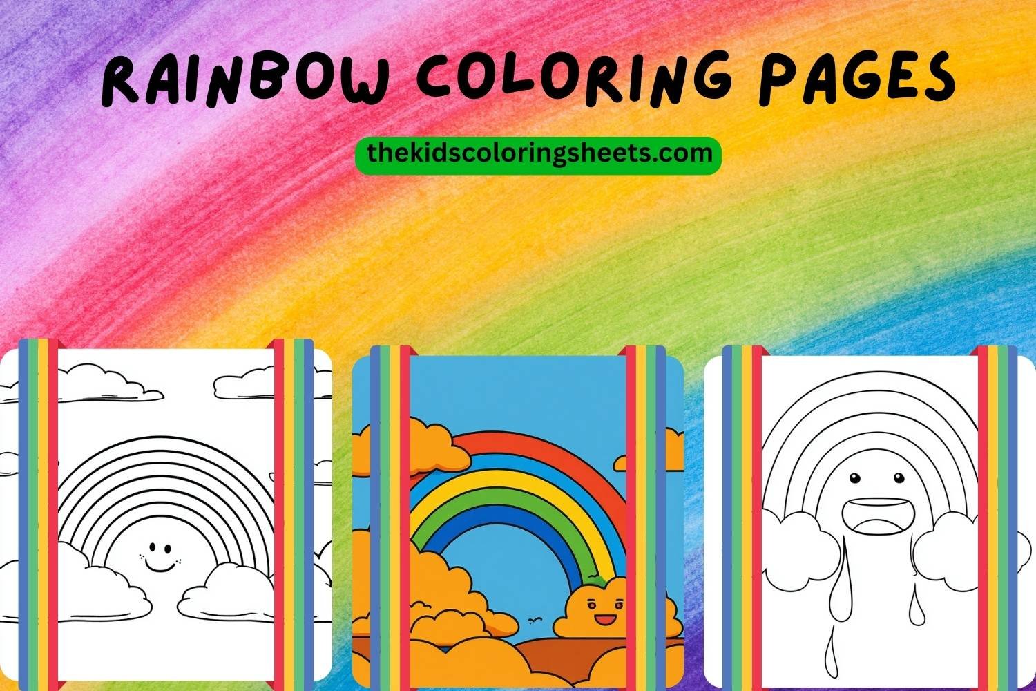 rainbow coloring pages