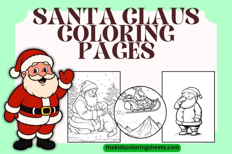 santa claus coloring pages
