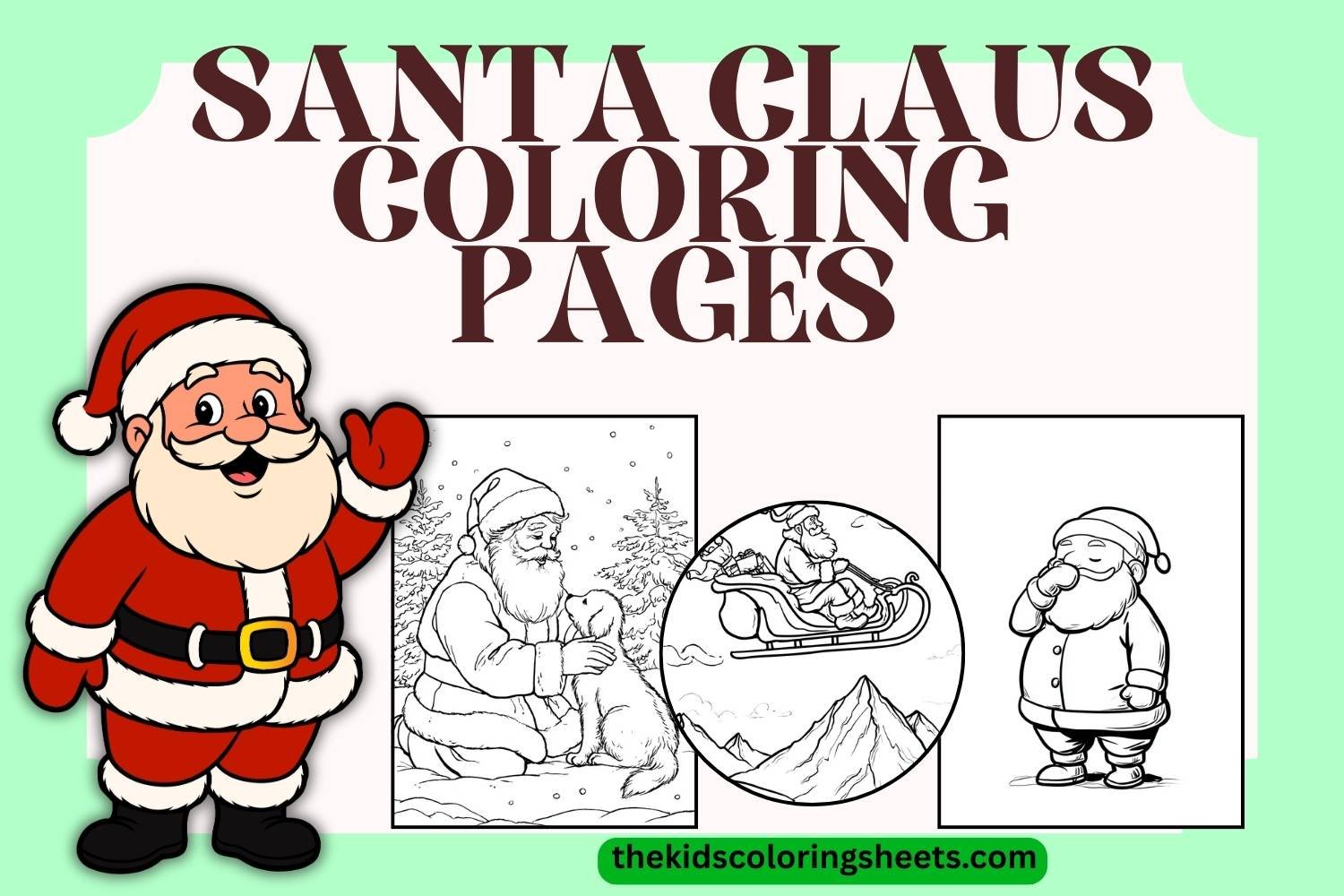 santa claus coloring pages
