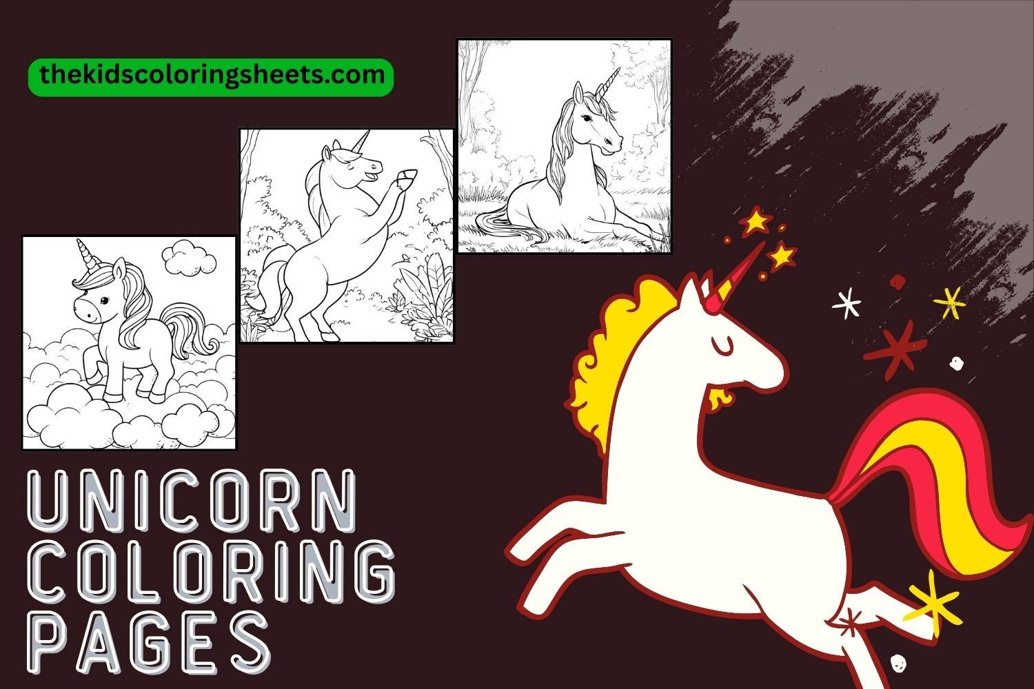 unicorn coloring pages