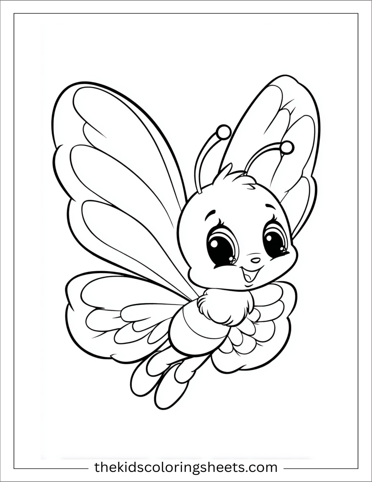 Butterfly dancing in the air