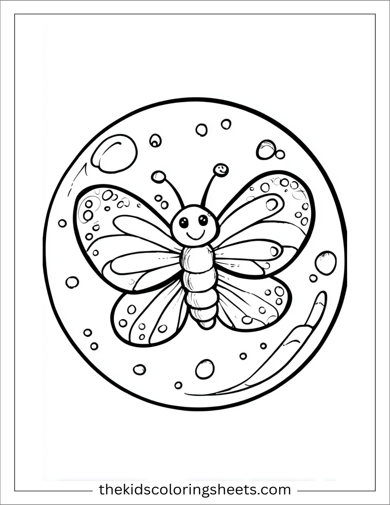 Butterfly in a bubble