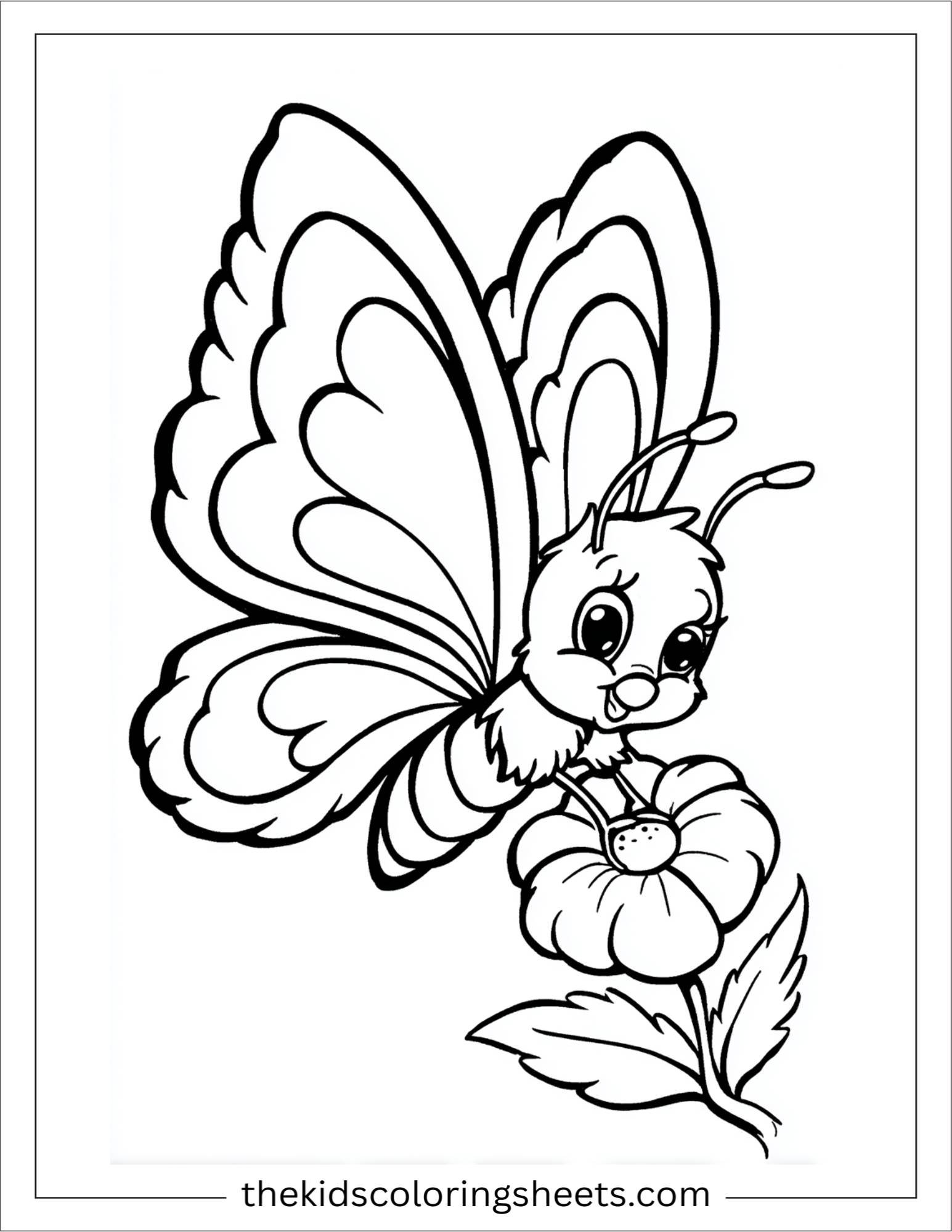 Butterfly sipping nectar