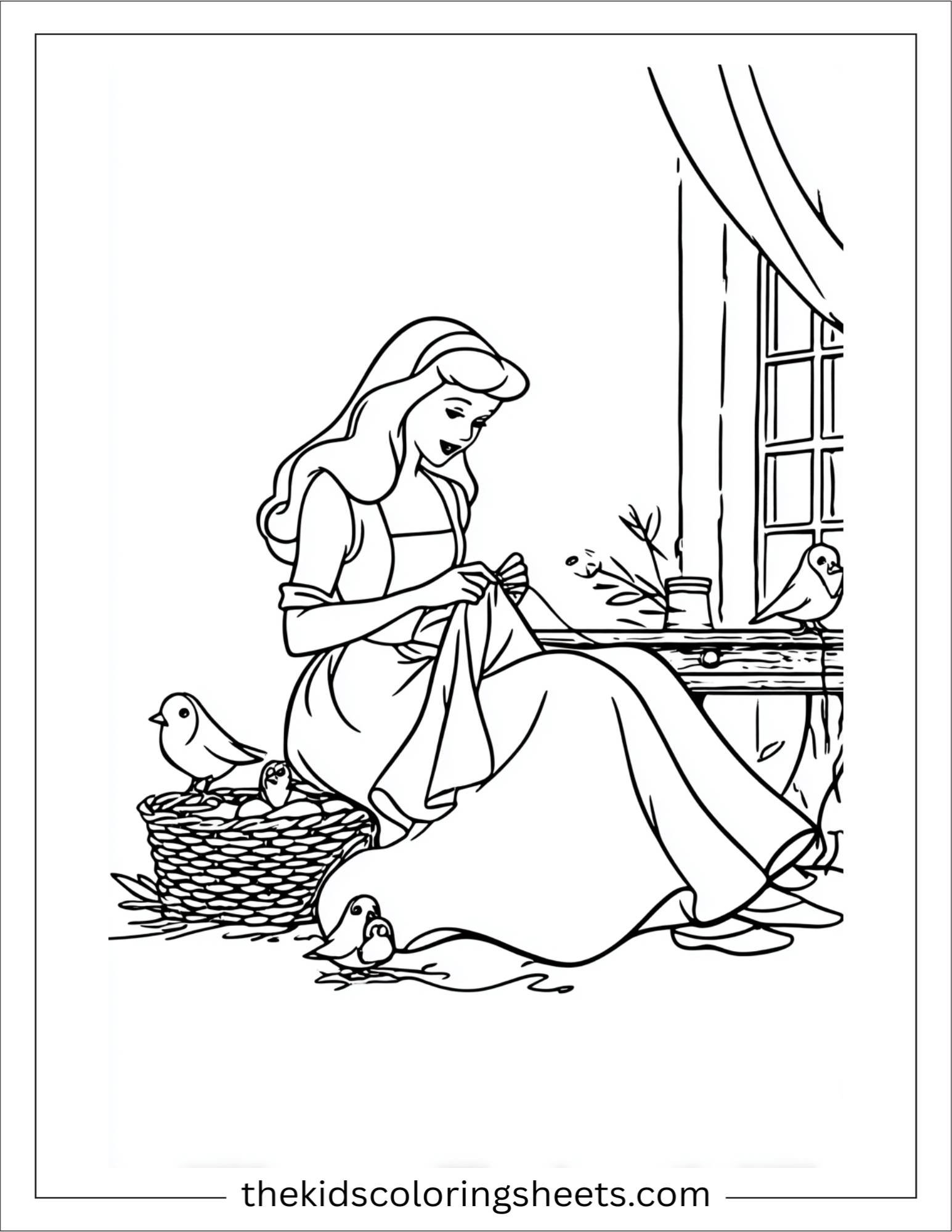 Cinderella sewing dress