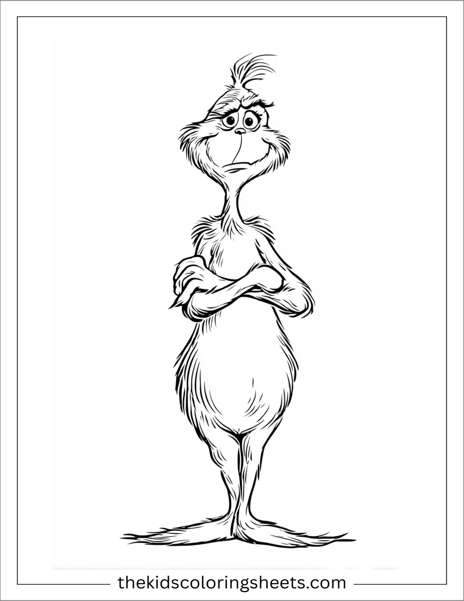 Grinch looking surprised