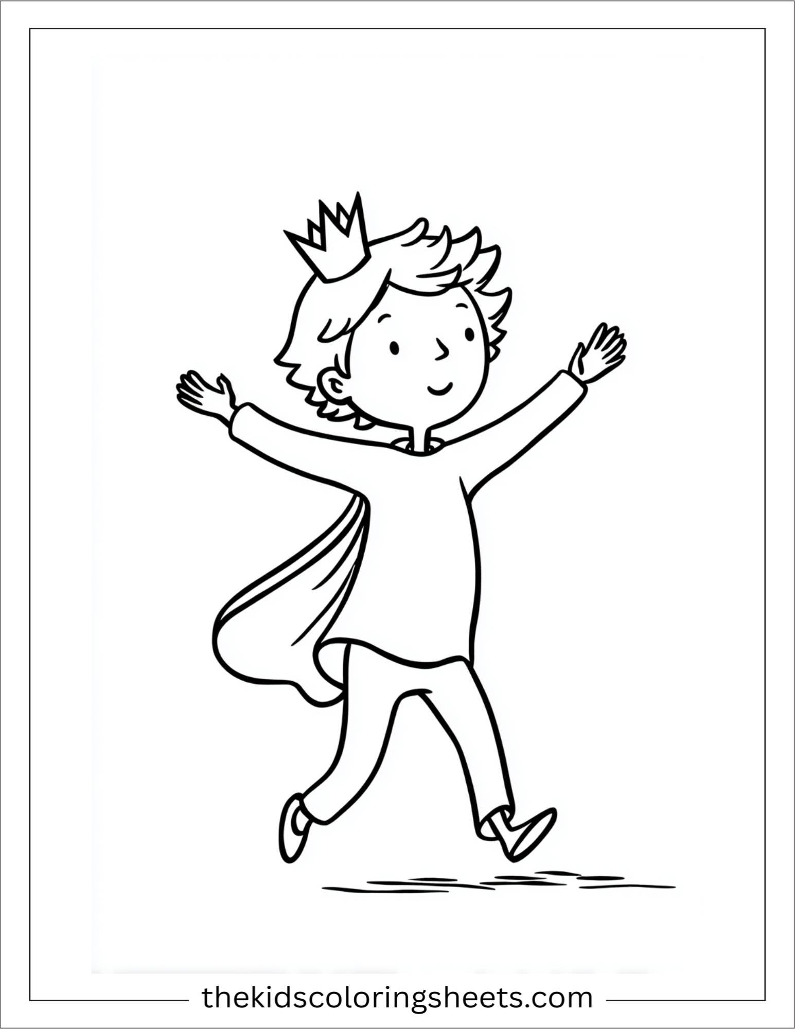 Little Prince jumping with excitement