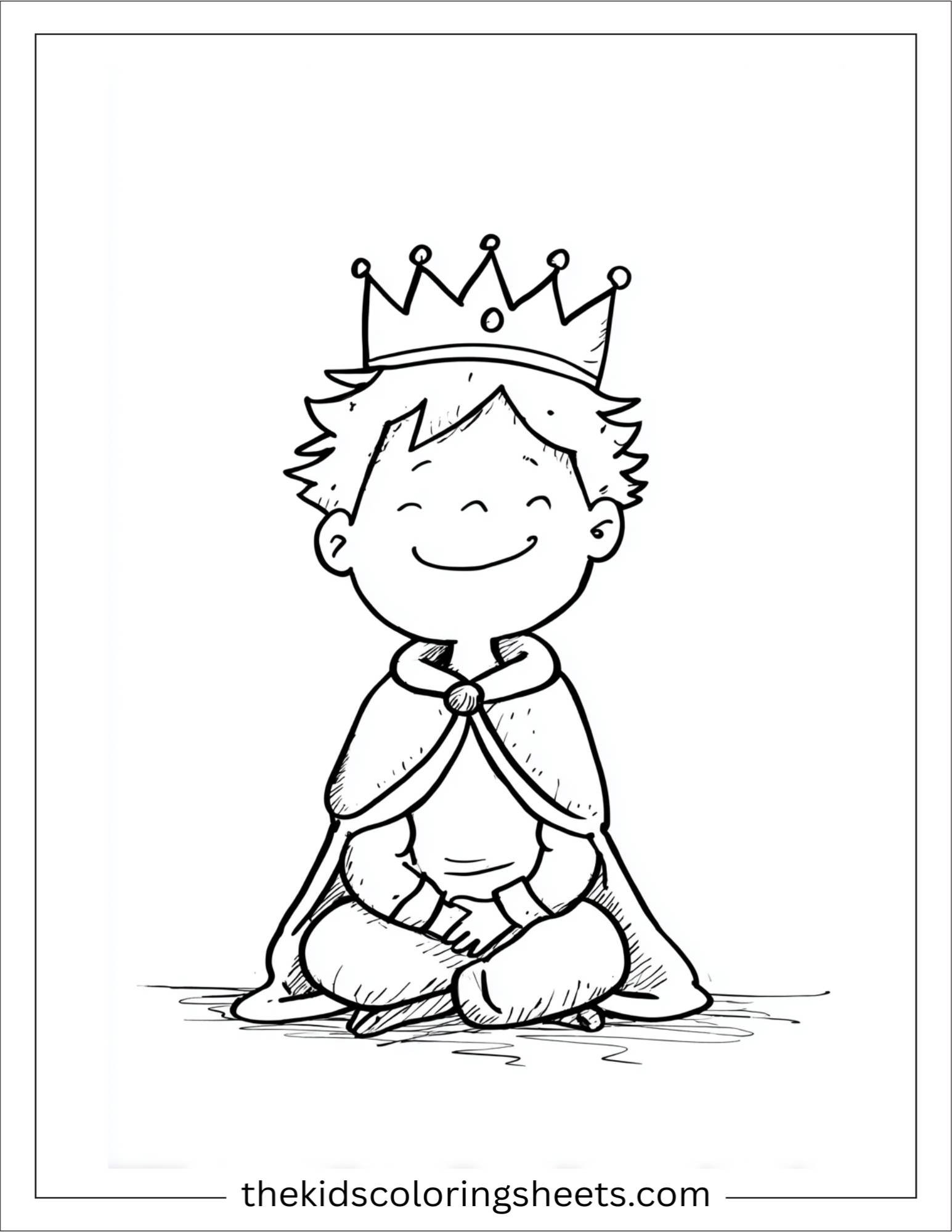 Little Prince laughing with joy