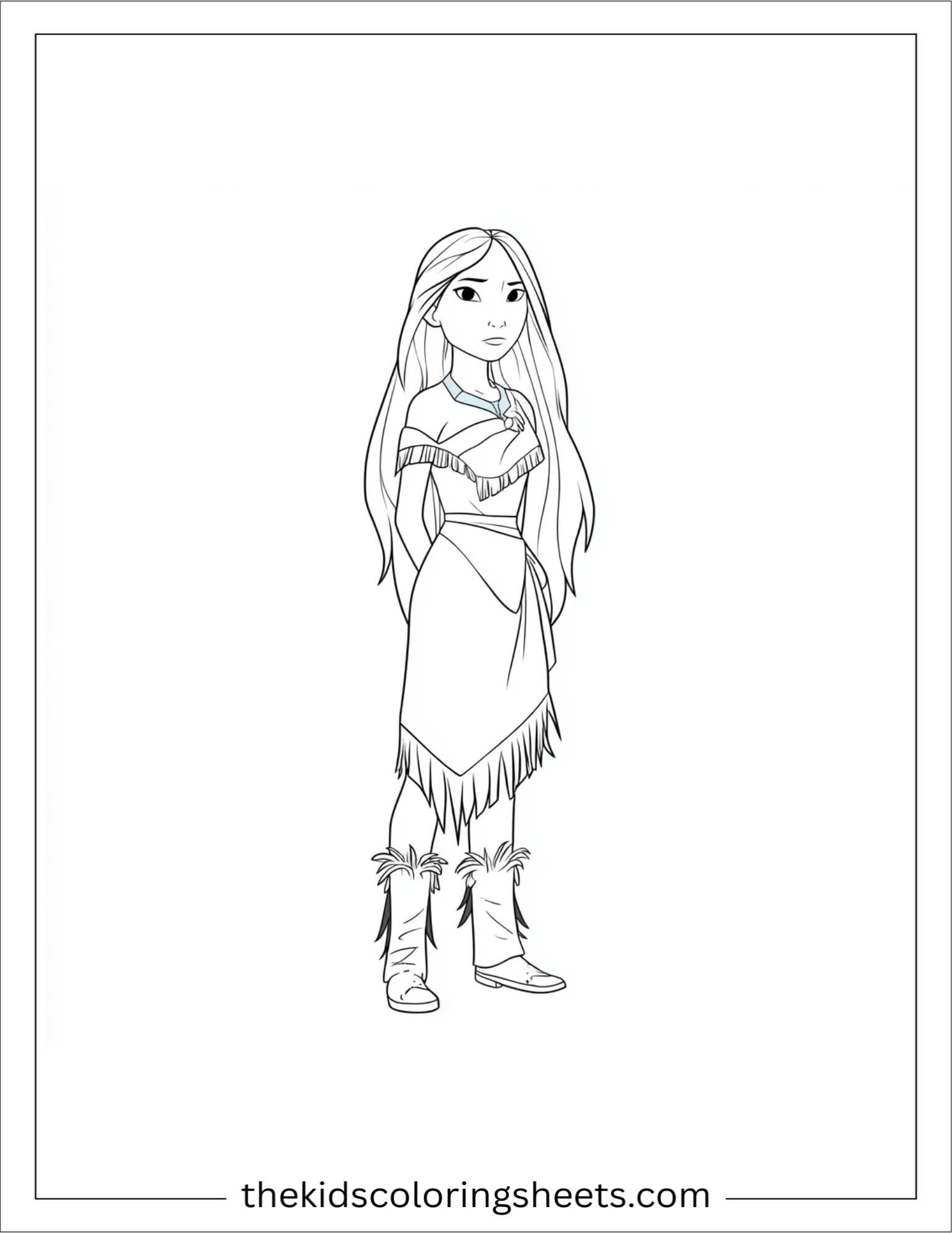 Pocahontas curious look