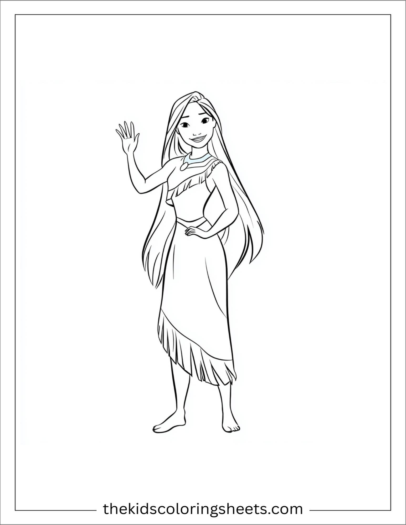 Pocahontas friendly wave