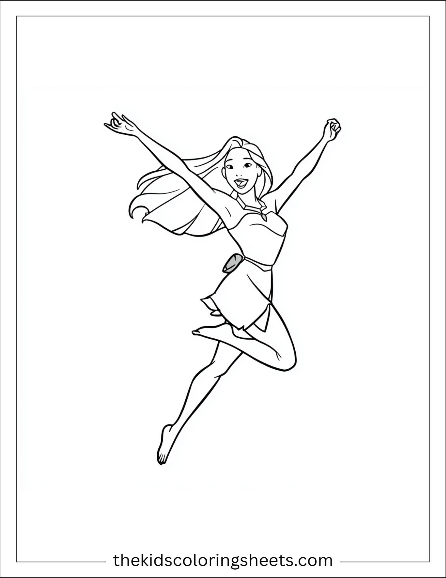 Pocahontas happy leap