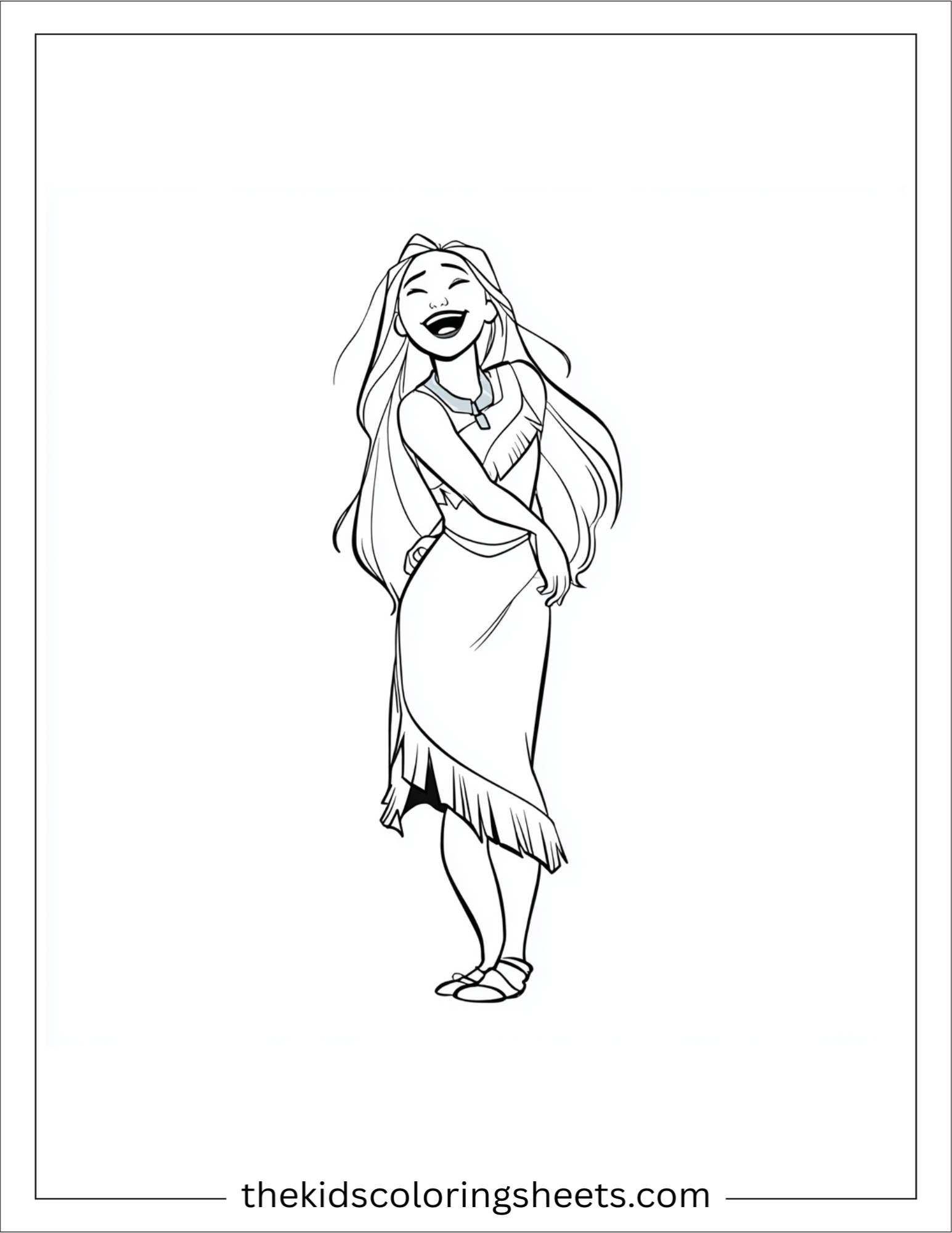 Pocahontas laughing moment