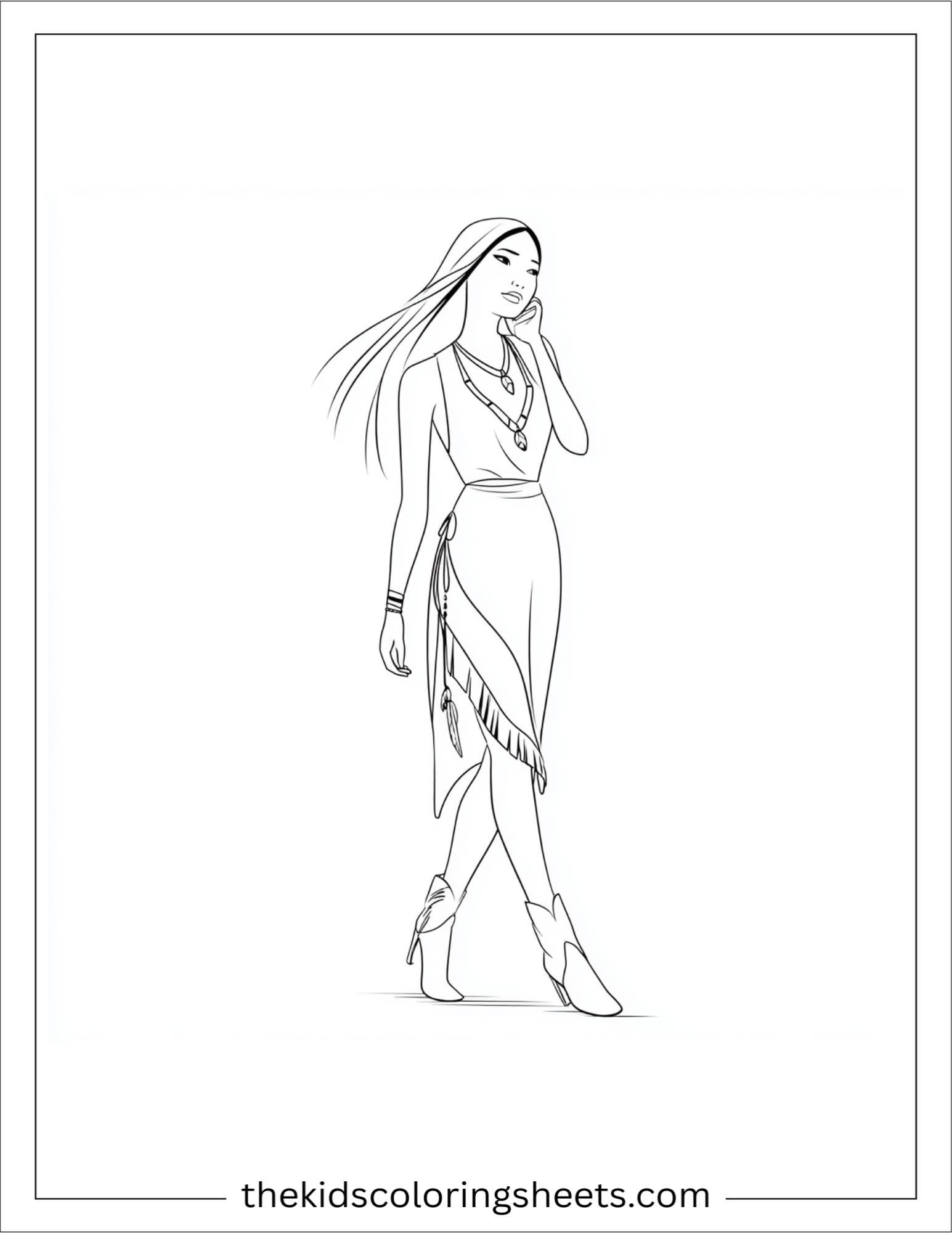 Pocahontas thoughtful walk