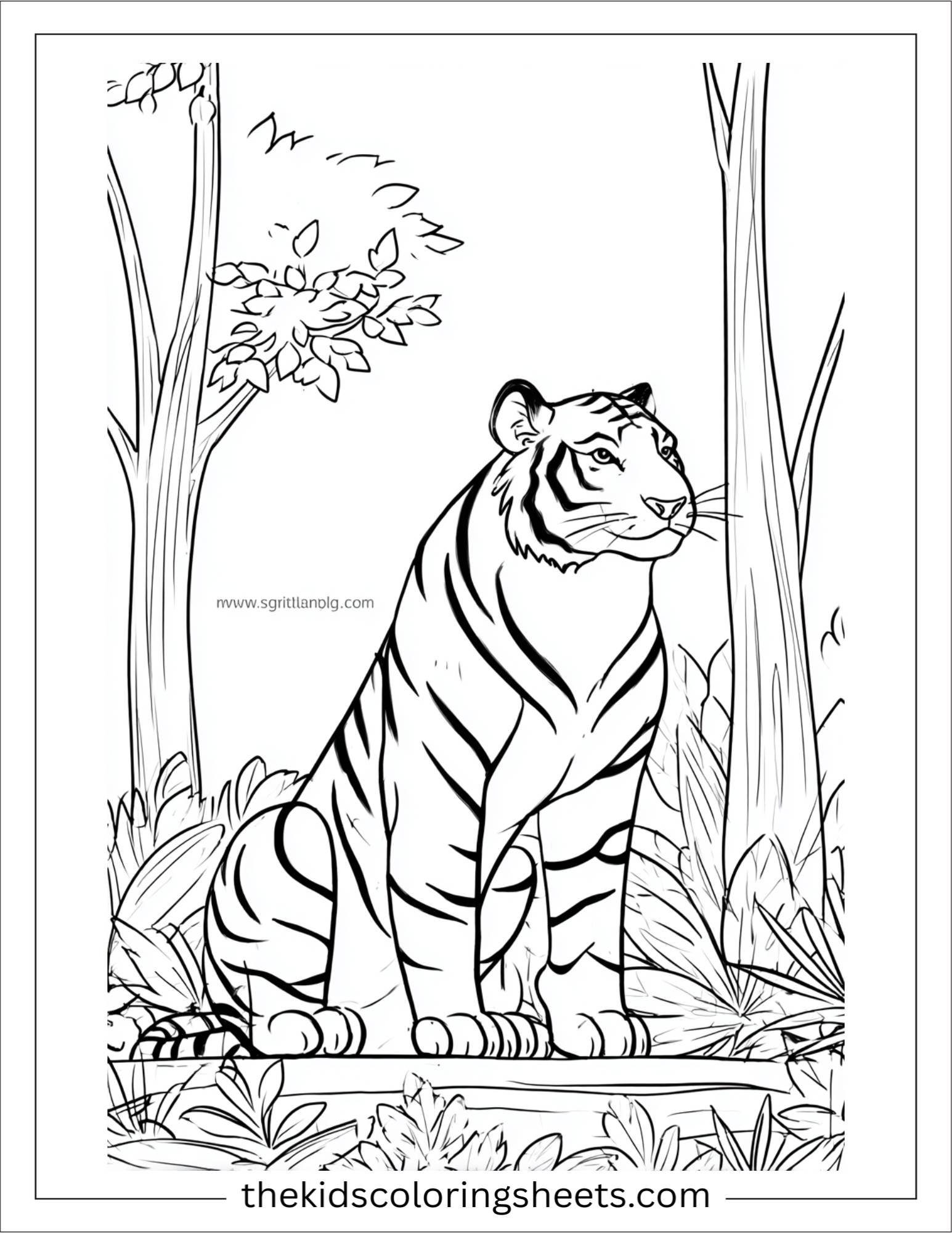 Sher Khan, the tiger, listening closely