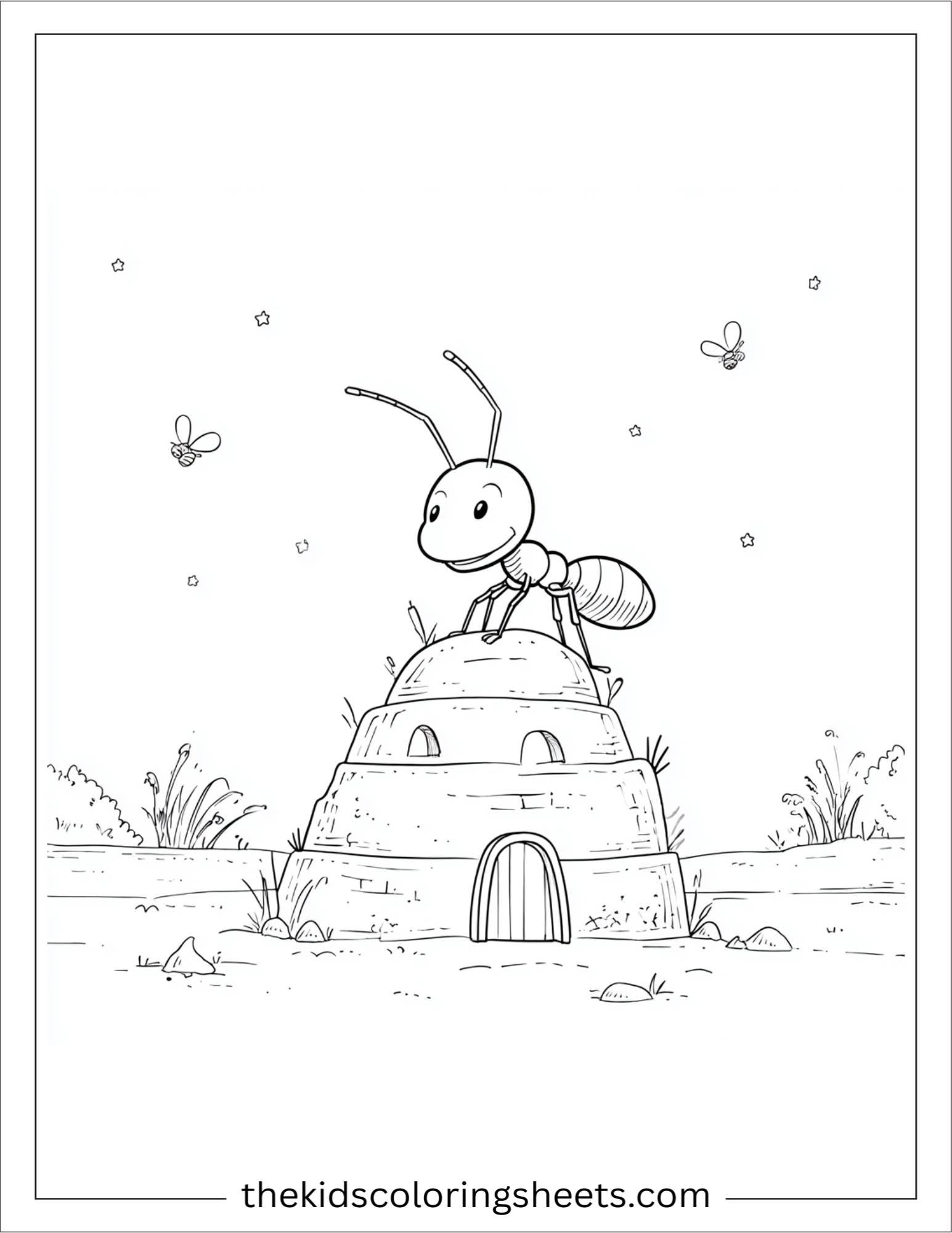 The Busy Ant building home