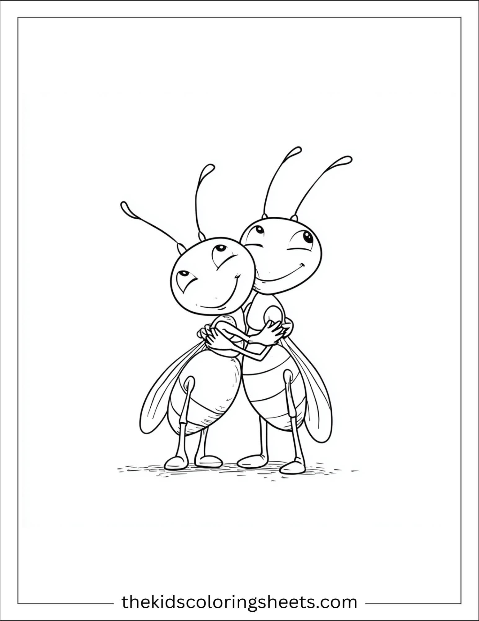 The Busy Ant hugging