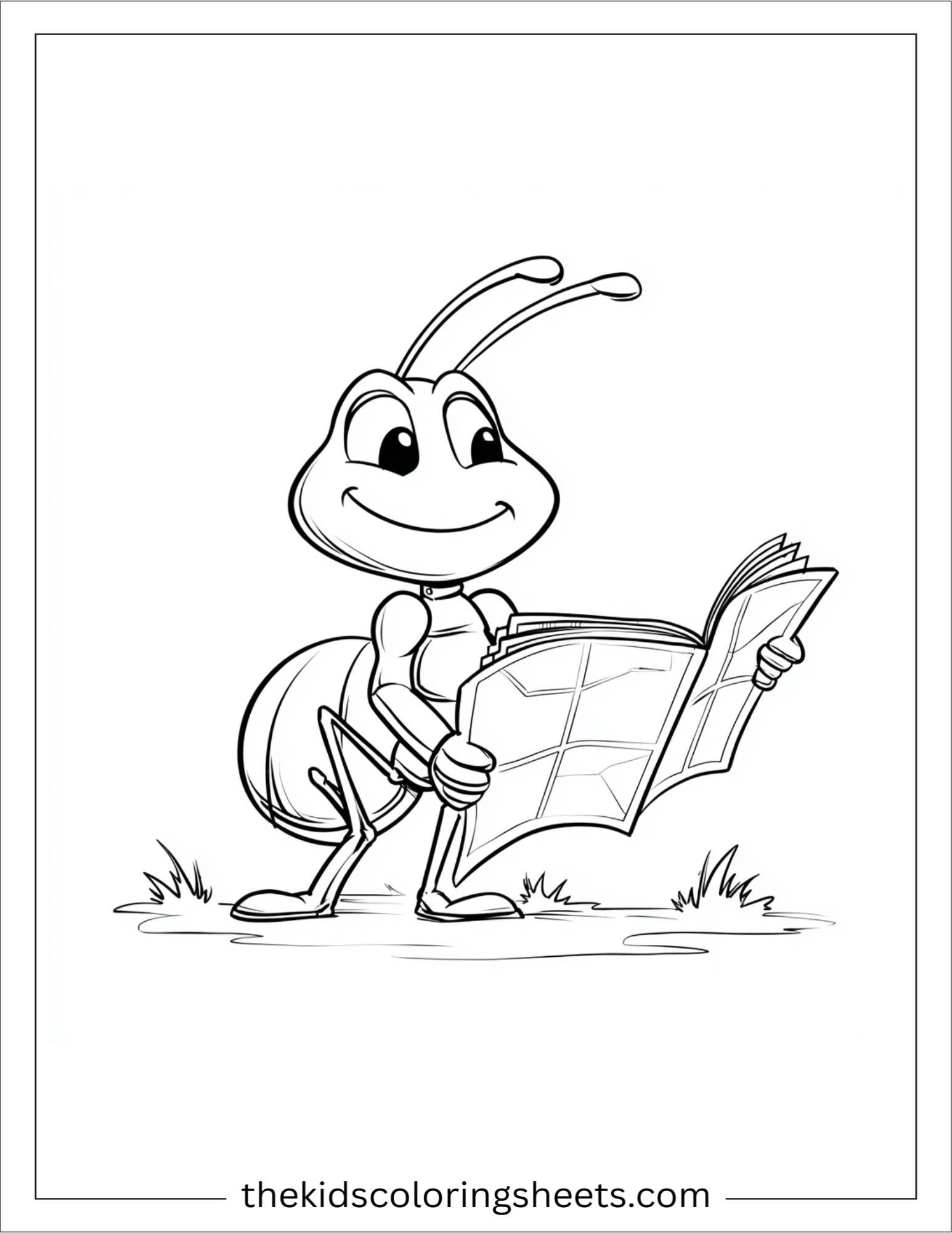 The Busy Ant reading map