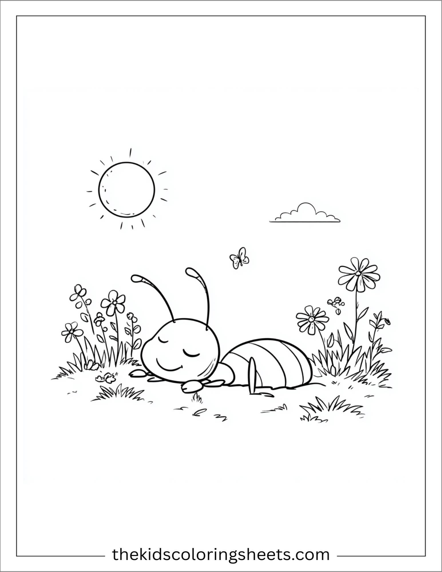 The Busy Ant resting