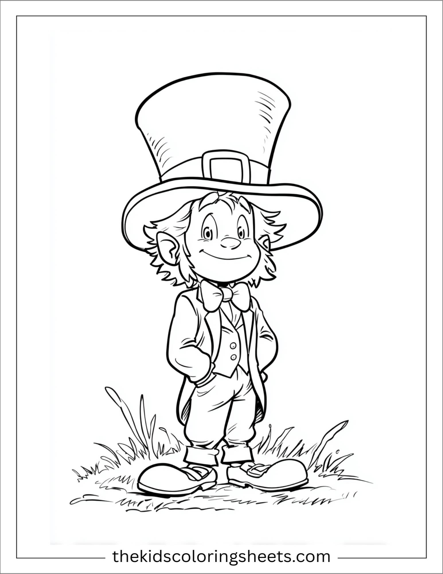 The Leprechaun carrying a big hat