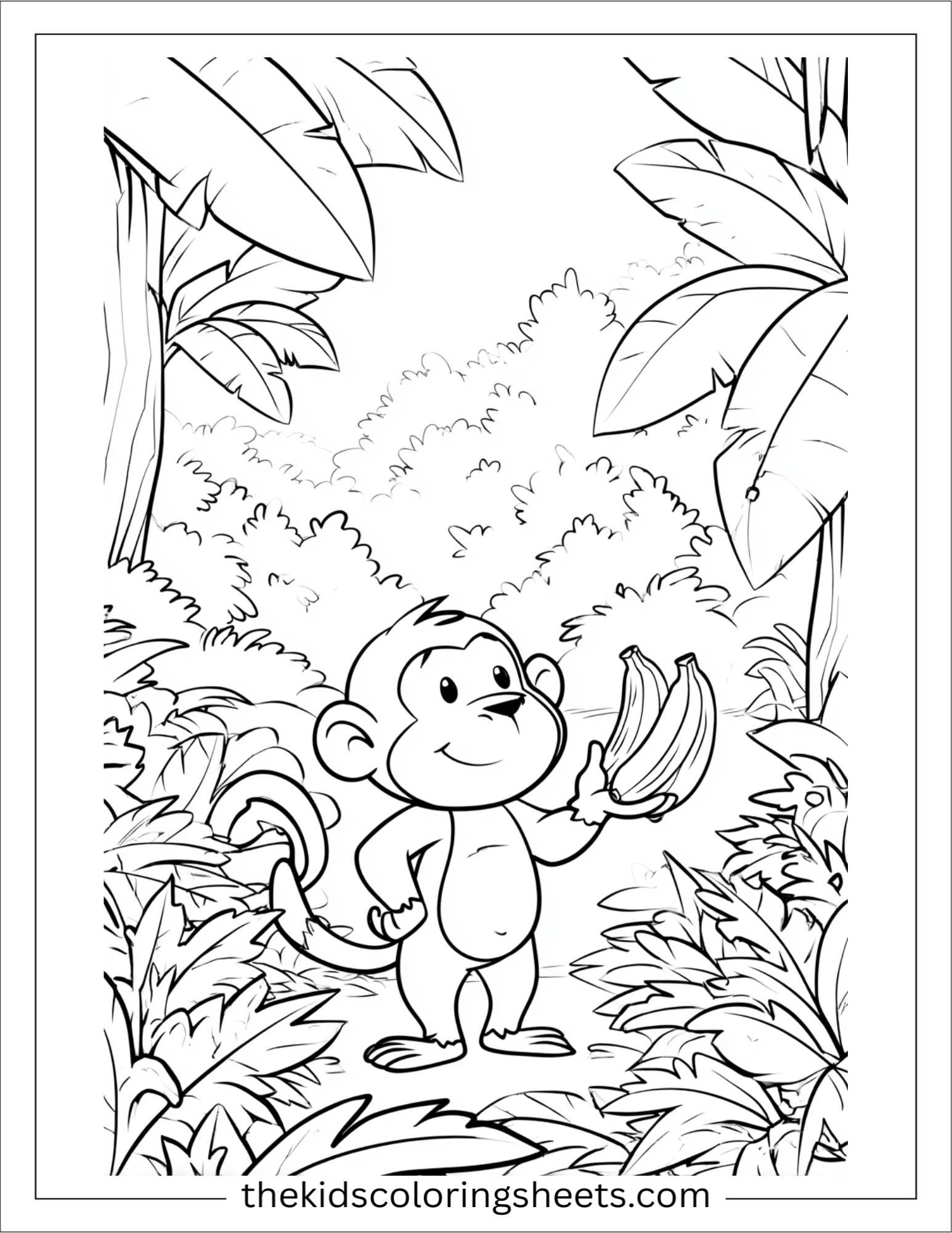 The Monkey juggling bananas