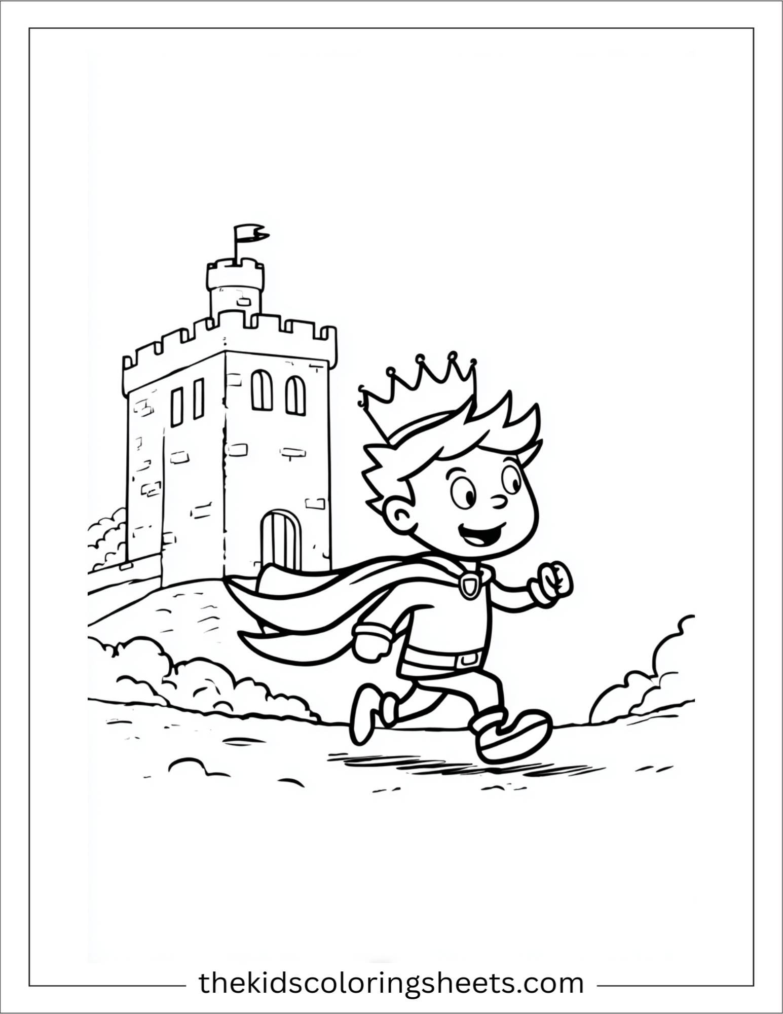The Prince running