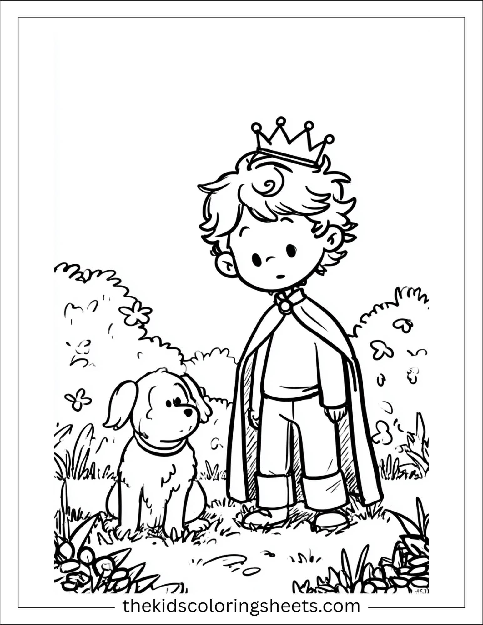 The Prince surprised with a pet