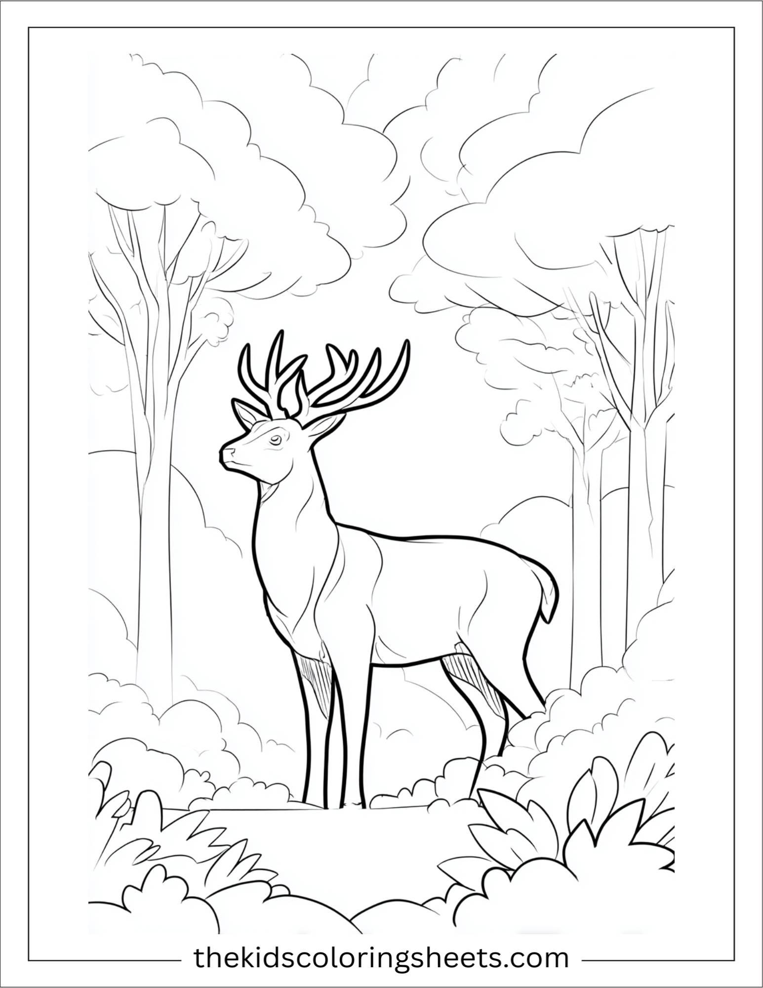 The Reindeer standing proudly